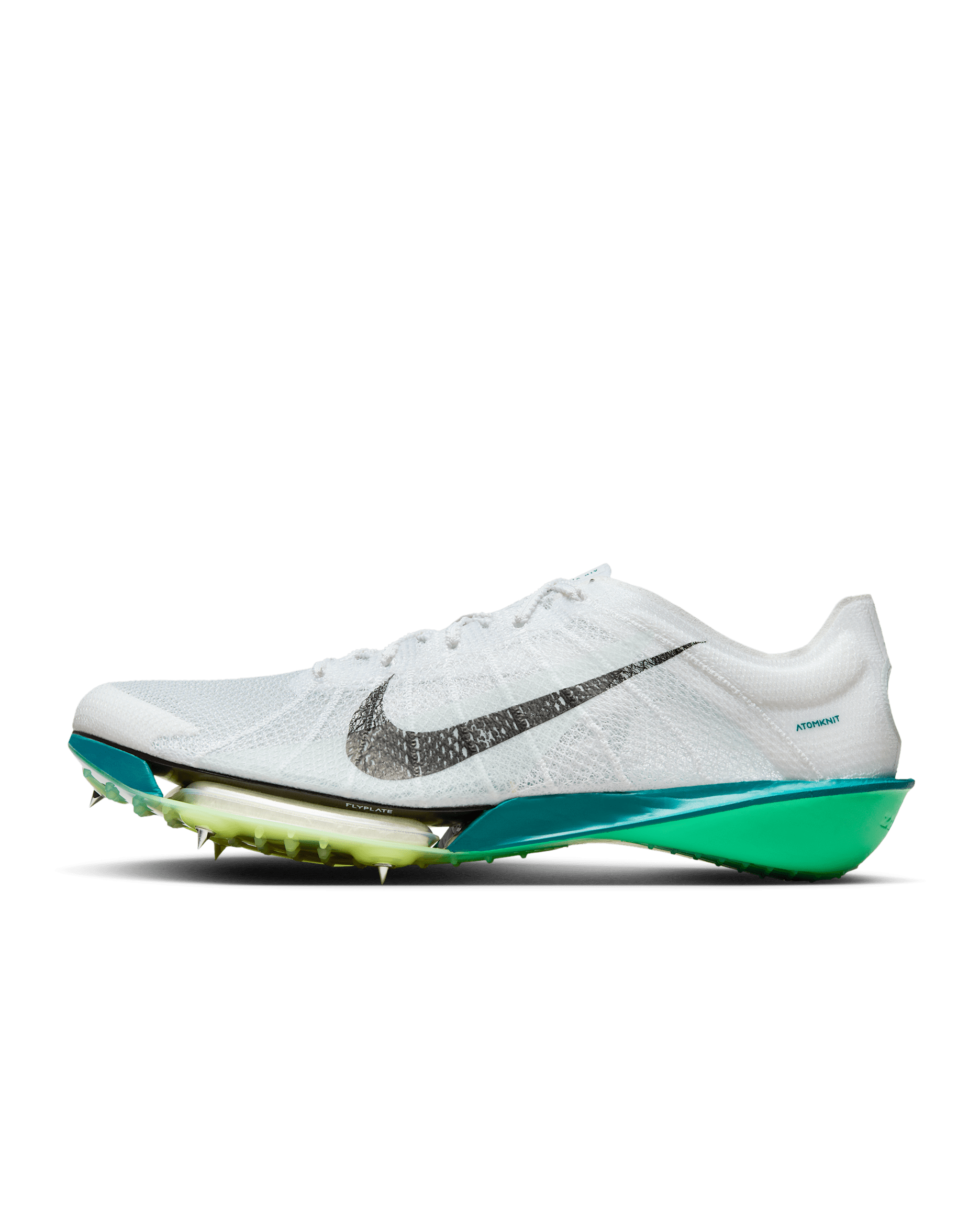 Nike Victory 2 Athletics Distance Spikes - White/Bright Spruce/Electric Algae/Black