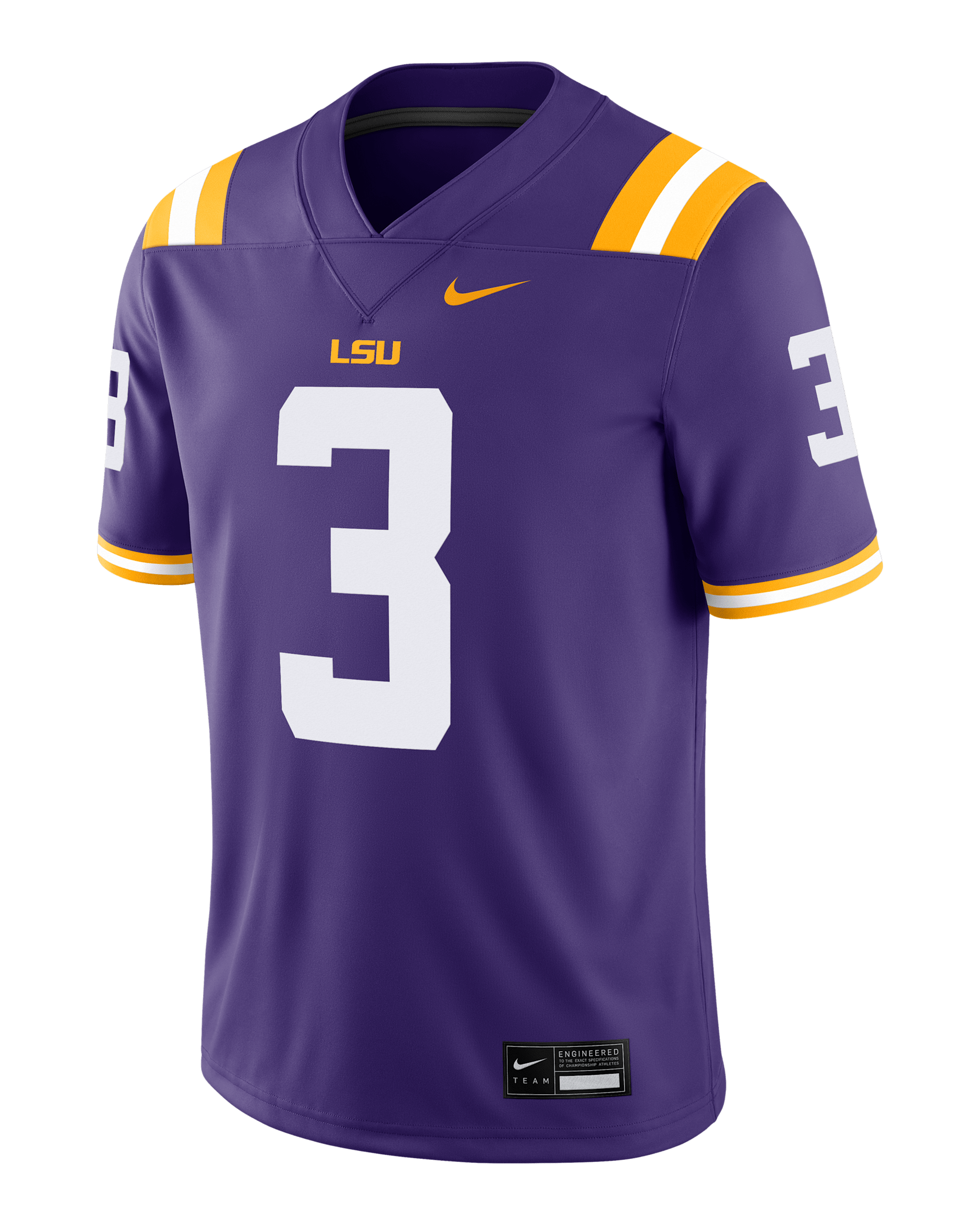 Odell Beckham Jr LSU Tigers Men’s Nike Dri-FIT College Game Jersey - Purple