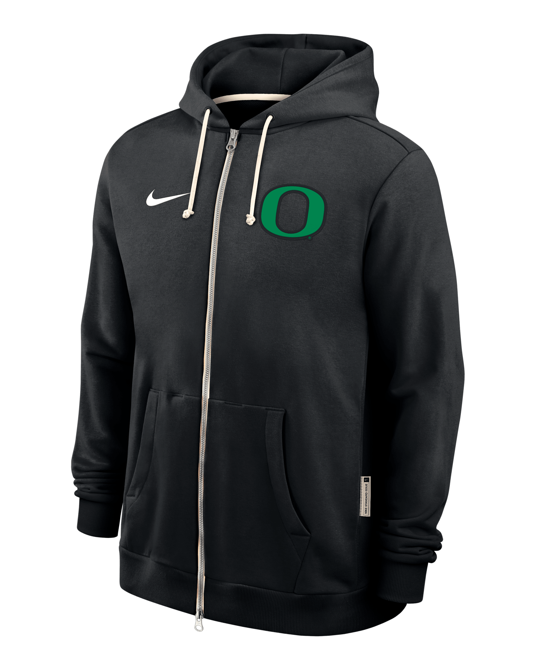 Oregon Sideline Men's Nike Dri-FIT College Full-Zip Hoodie - Black