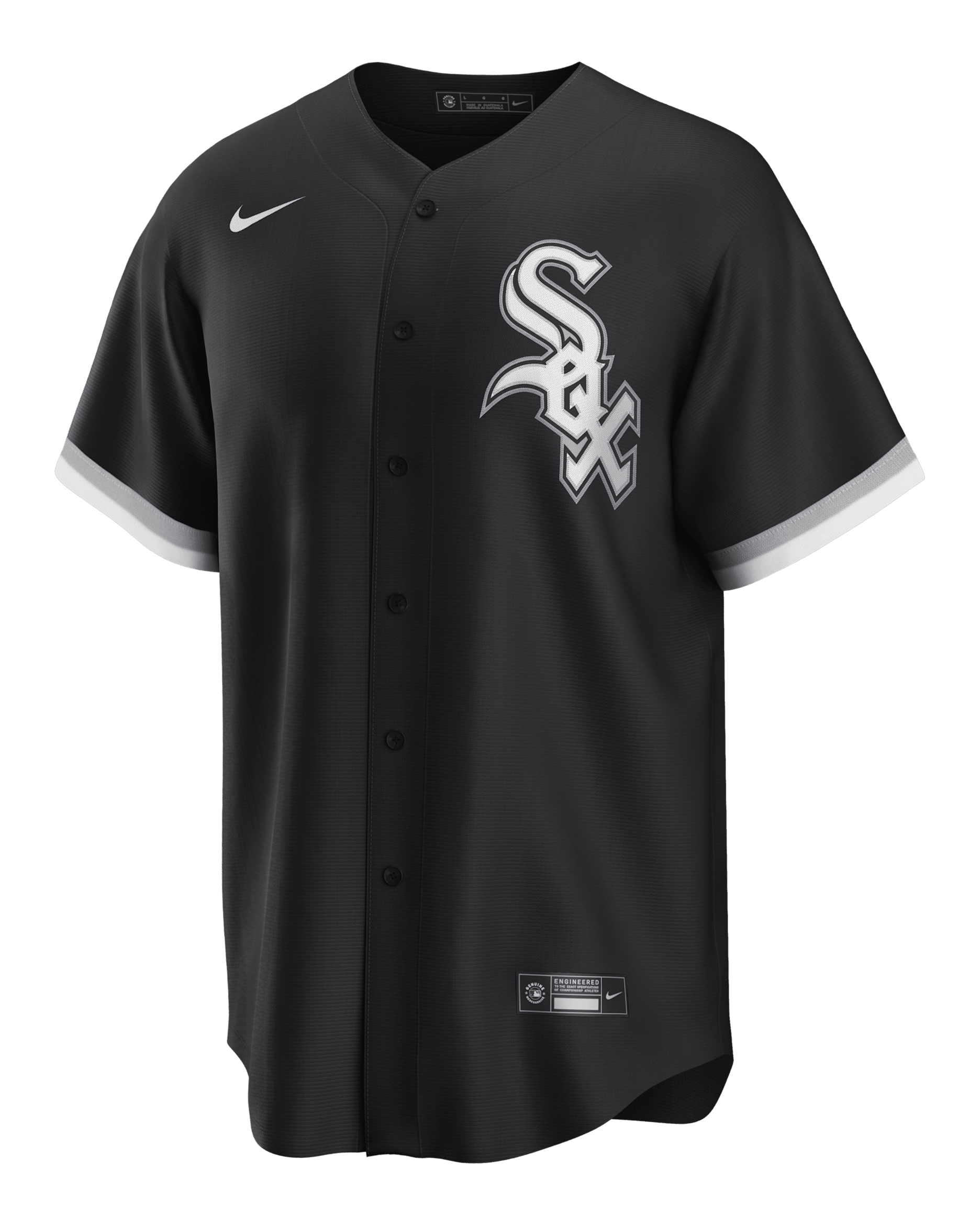 MLB Chicago White Sox Men's Replica Baseball Jersey - Black