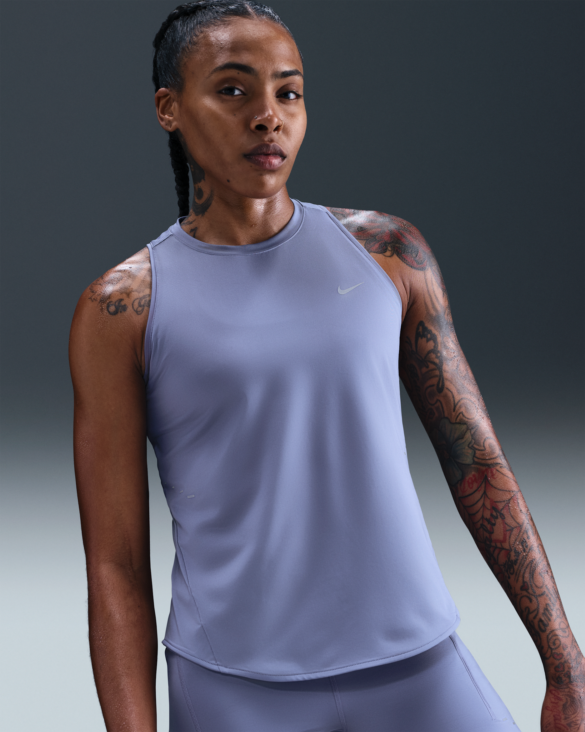 Nike Swift Women's Dri-FIT Running Tank Top - World Indigo
