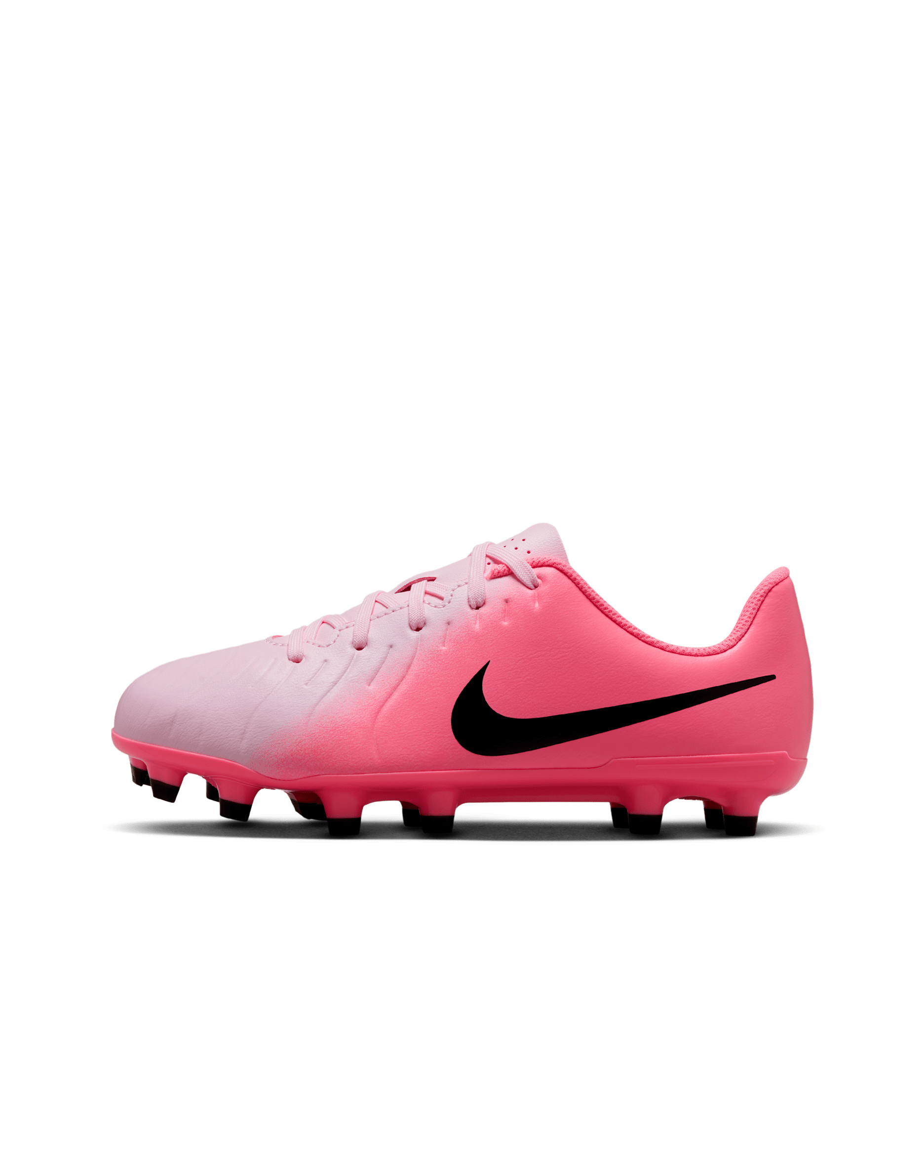 Nike Jr. Tiempo Legend 10 Club Younger/Older Kids' Multi-Ground Low-Top Football Boot - Pink Foam/Black