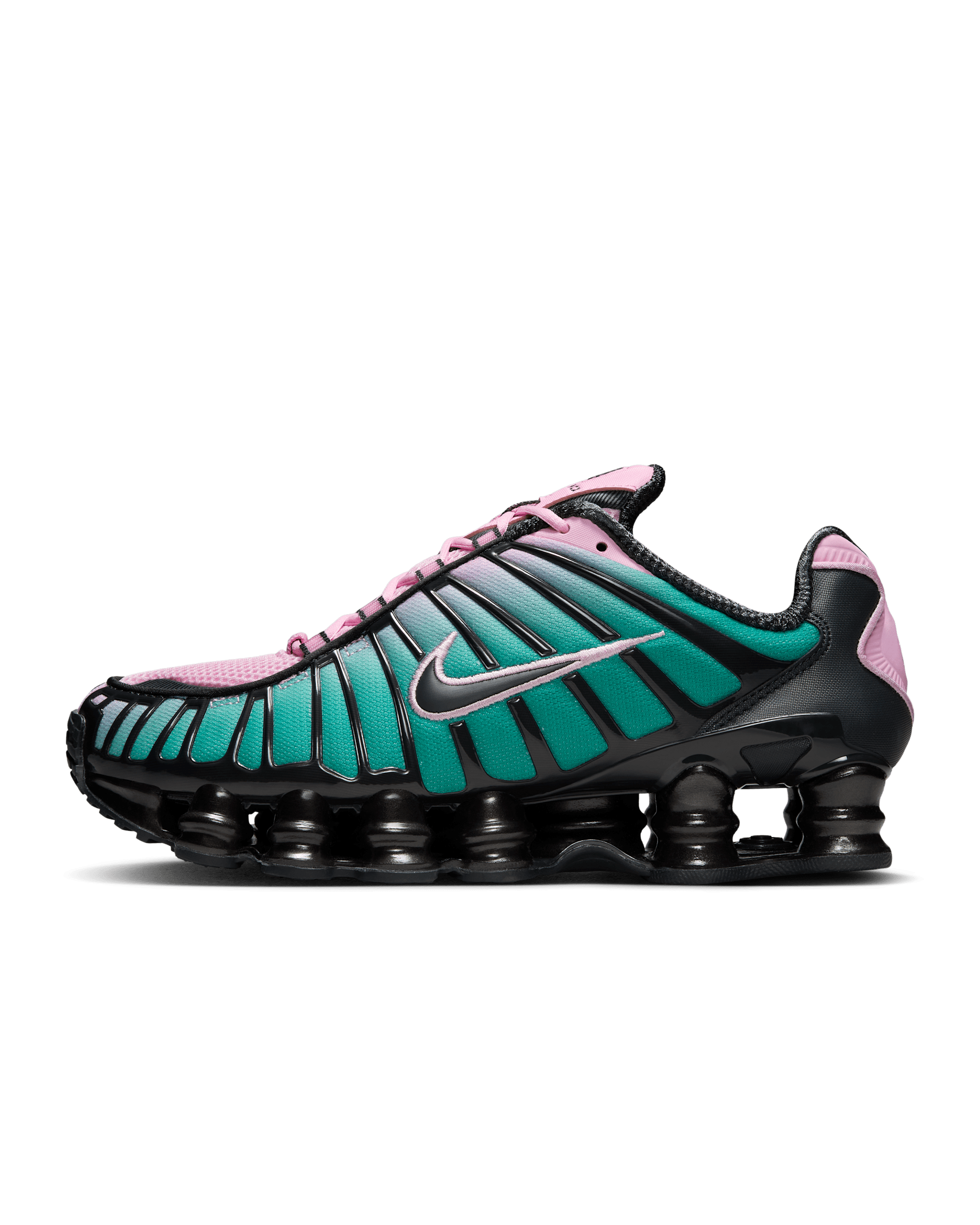 Nike Shox TL Fade Women's Shoes - Light Arctic Pink/Off-Noir/Neptune Green