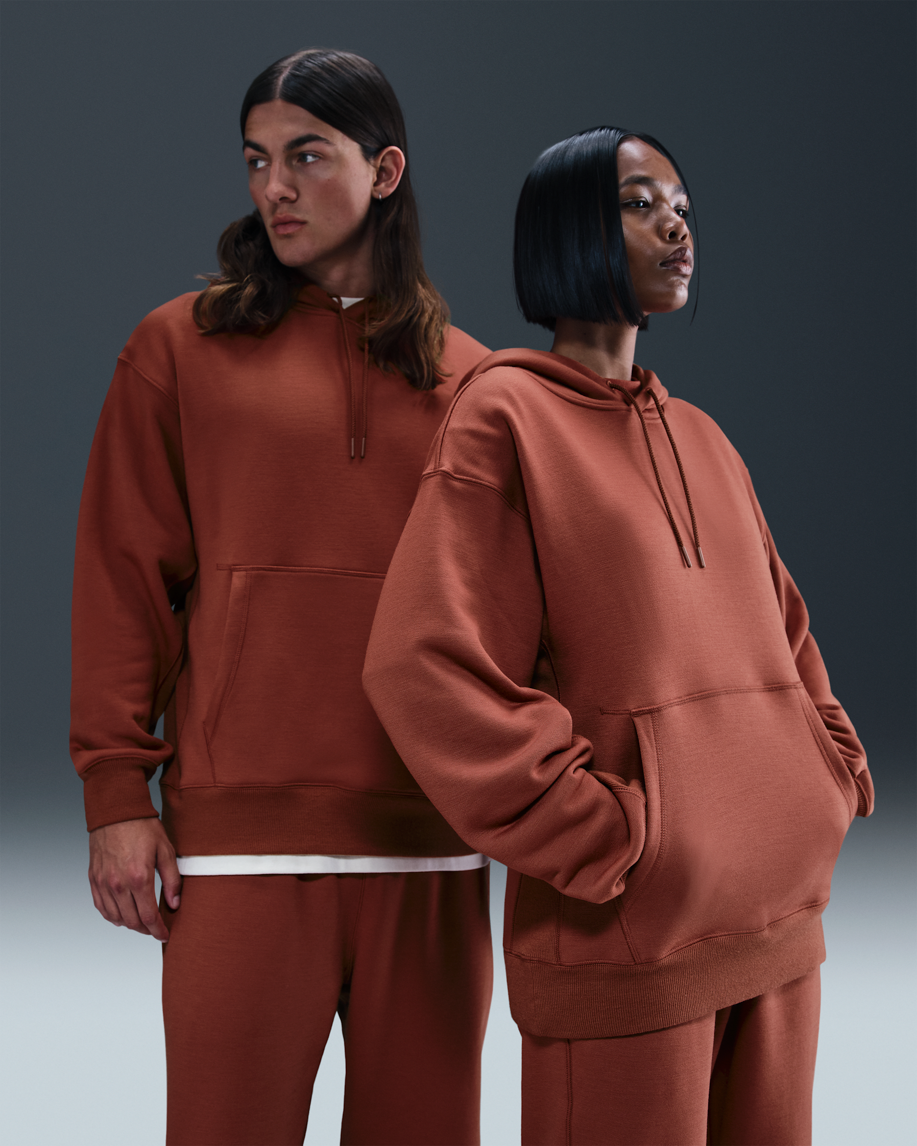 Nike Wool Classic Hoodie - Mars Stone