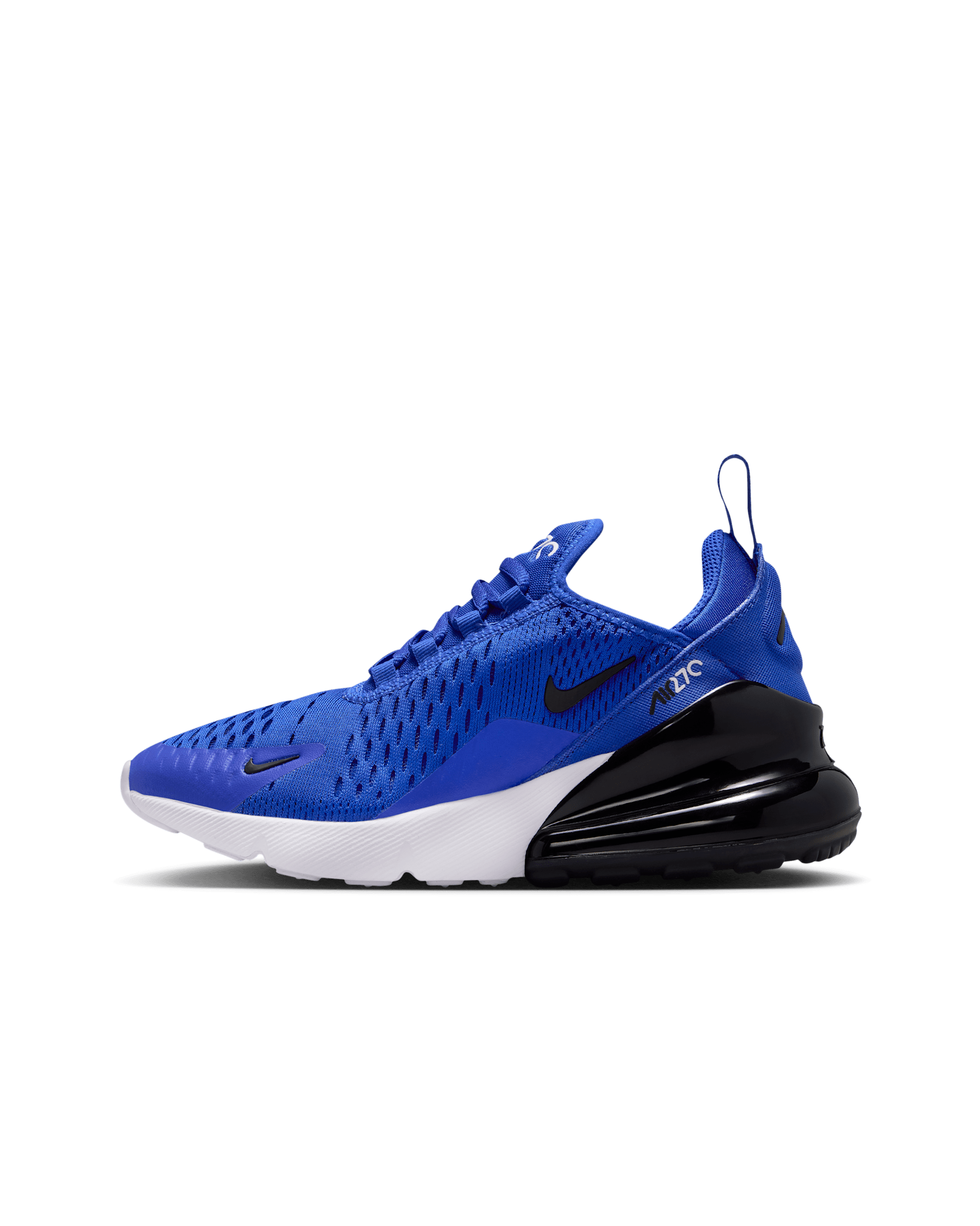 Nike Air Max 270 Big Kids' Shoes - Racer Blue/White/Black