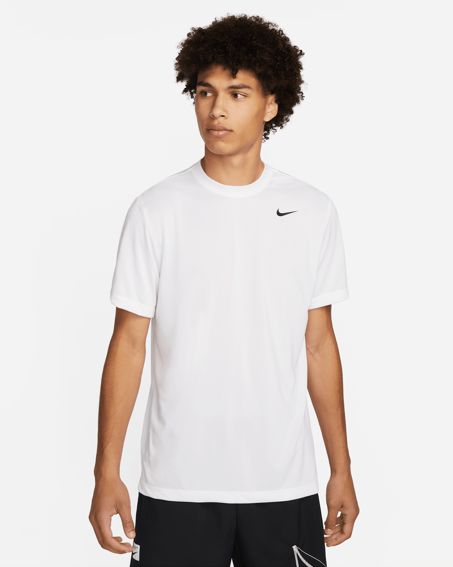 Nike Dri-FIT Legend Men's Fitness T-Shirt - White/Black