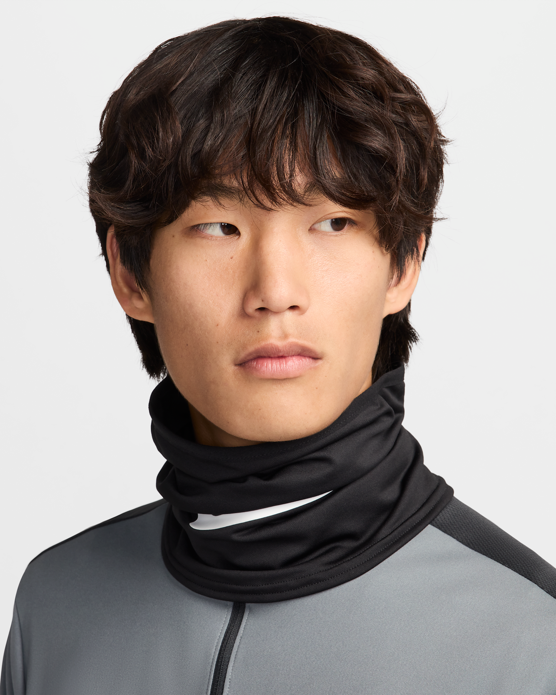Nike Academy Dri-FIT Football Neck Warmer - Black/White