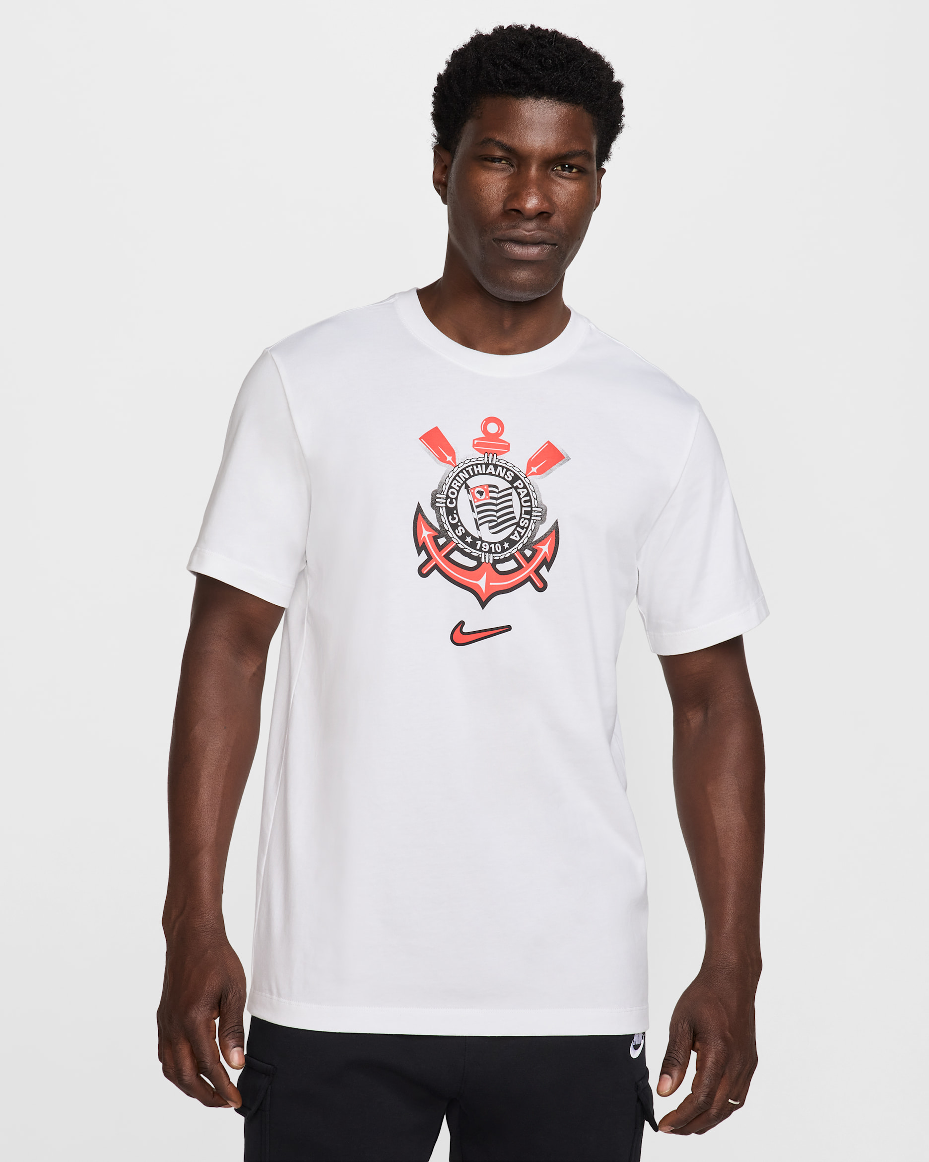 S.C. Corinthians Men's Nike Soccer T-Shirt - White