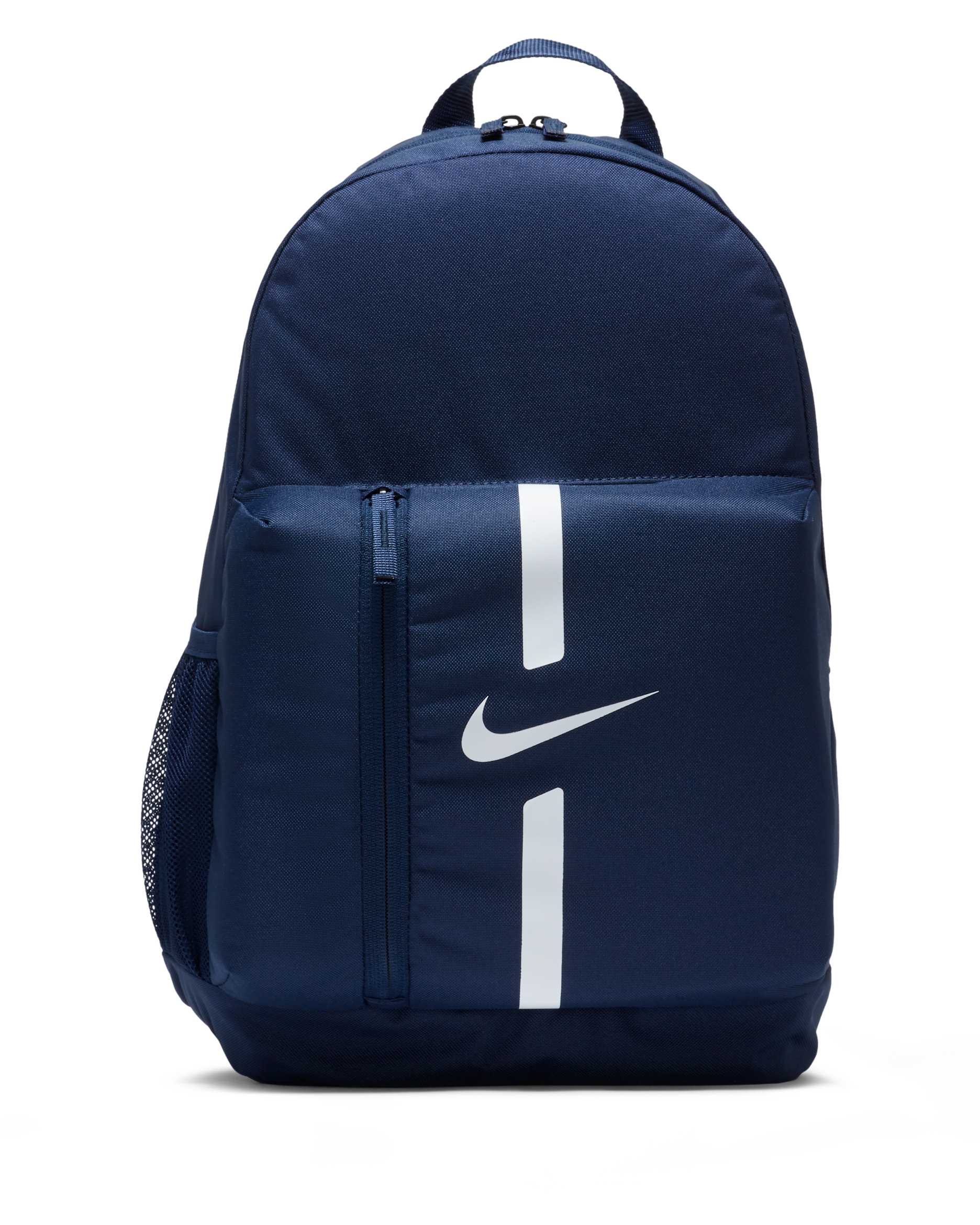 Nike Academy Team-fodboldrygsæk til børn (22 L) - Midnight Navy/sort/hvid