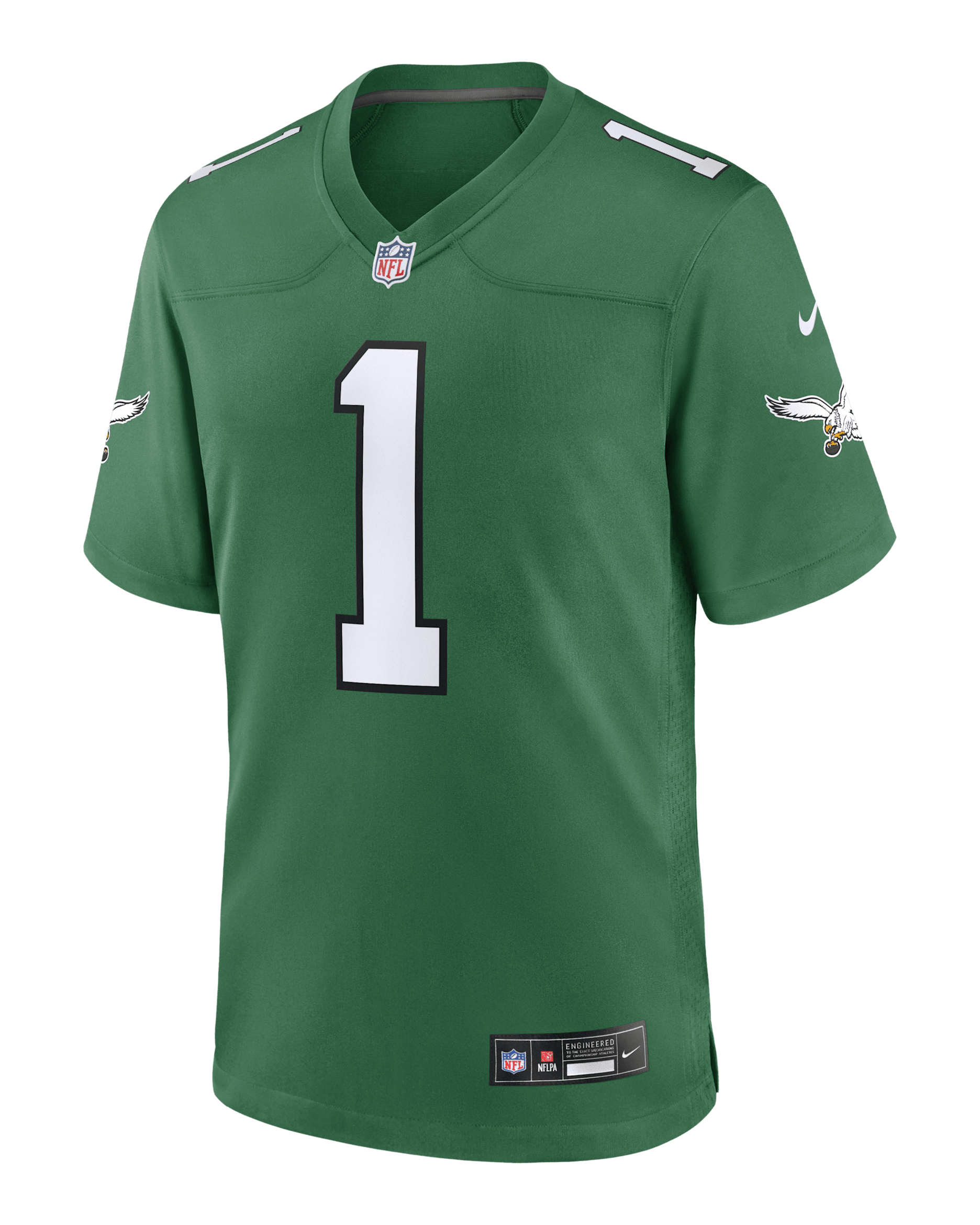 Jalen Hurts Philadelphia Eagles Men's Nike NFL Game Football Jersey - Kelly Green