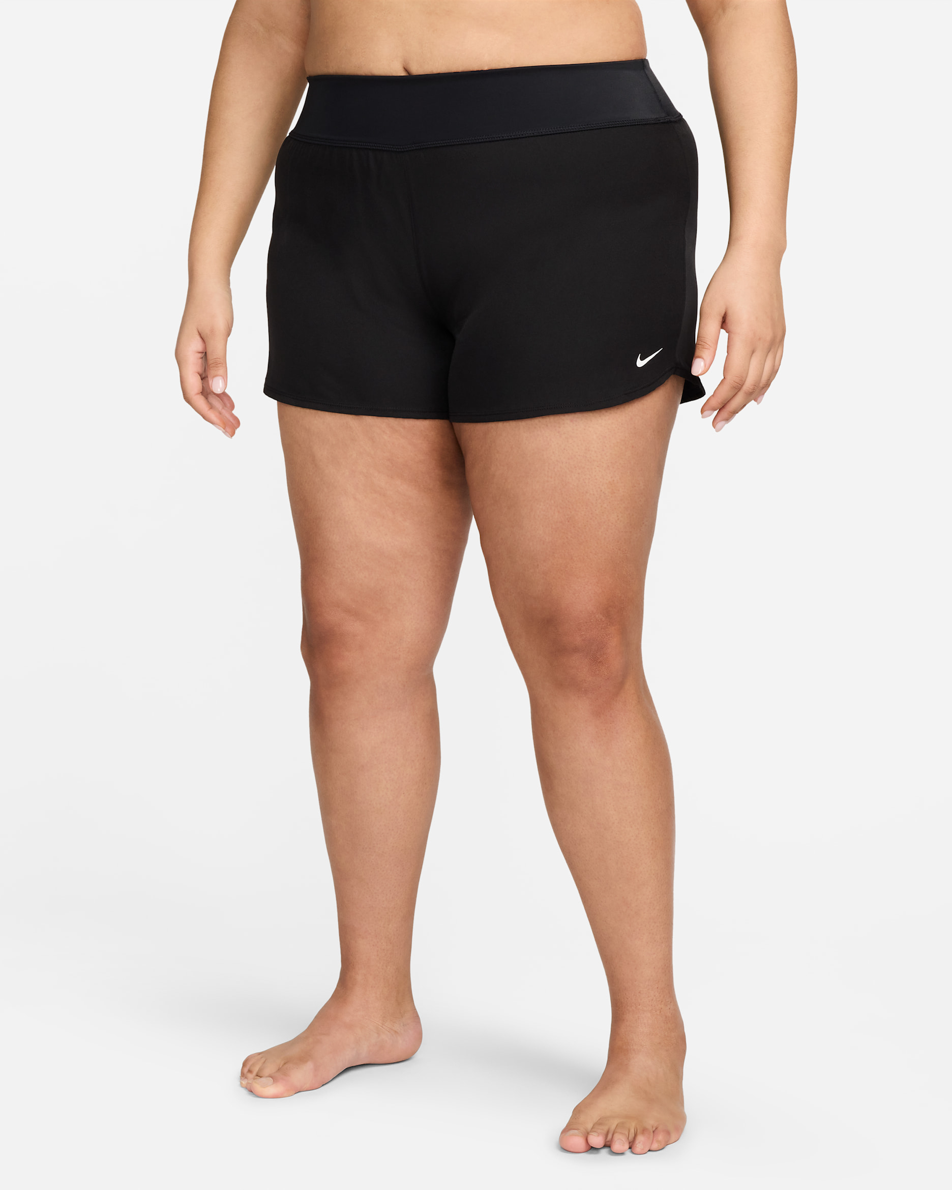 Nike Solid Element Women's Board Shorts (Plus Size) - Black