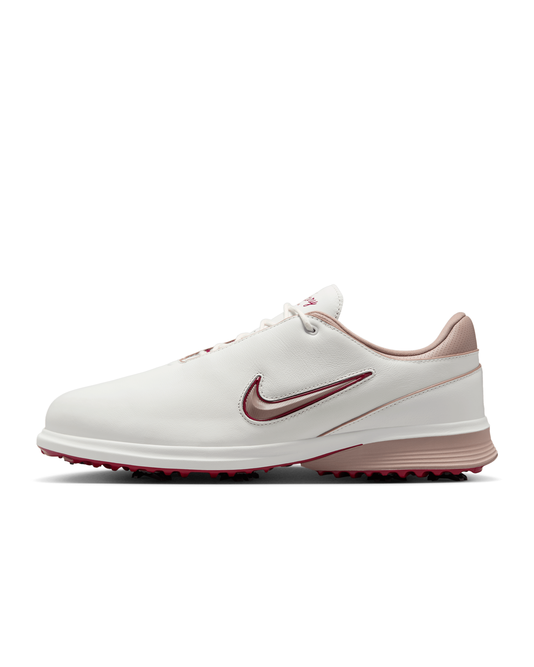 Nike Victory Tour 4 Golf Shoes (Wide) - Summit White/Taupe Grey/Black/Team Red