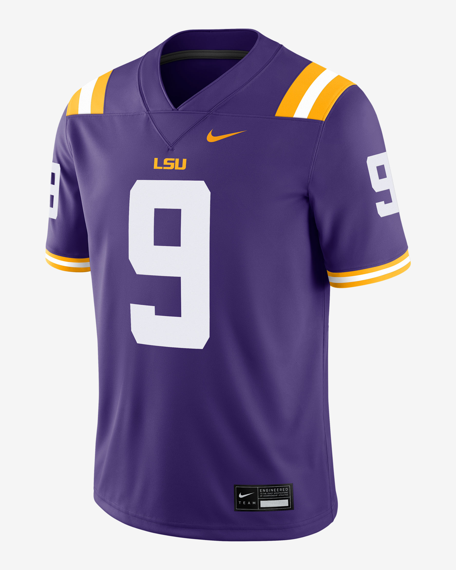 LSU Tigers Men's Nike Dri-FIT College Game Jersey - Purple