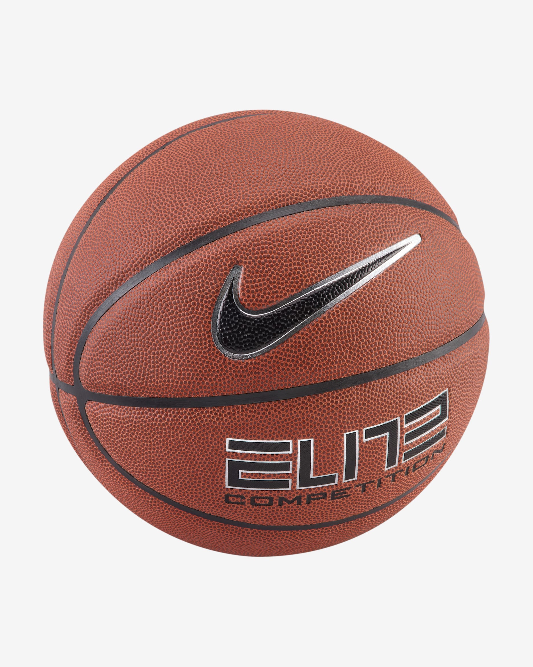 Nike Elite Competition 8P Basketball 2.0 - Amber/Black/Black