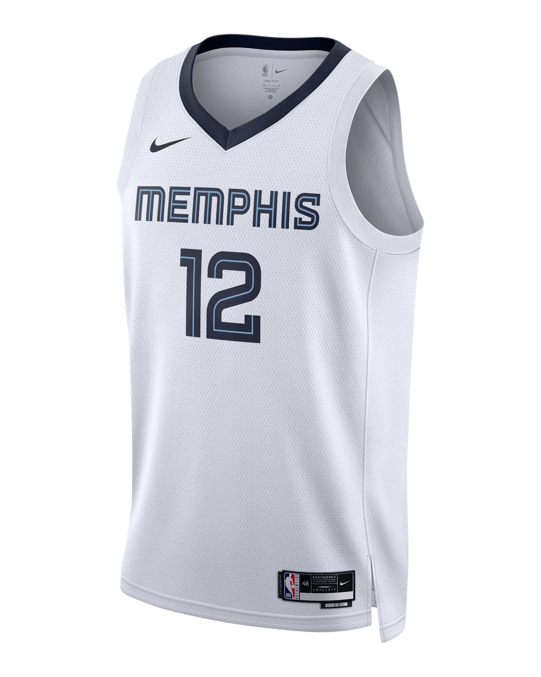 Ja Morant Memphis Grizzlies 2022/23 Association Edition Nike Dri-FIT NBA Swingman-trøje til mænd - hvid