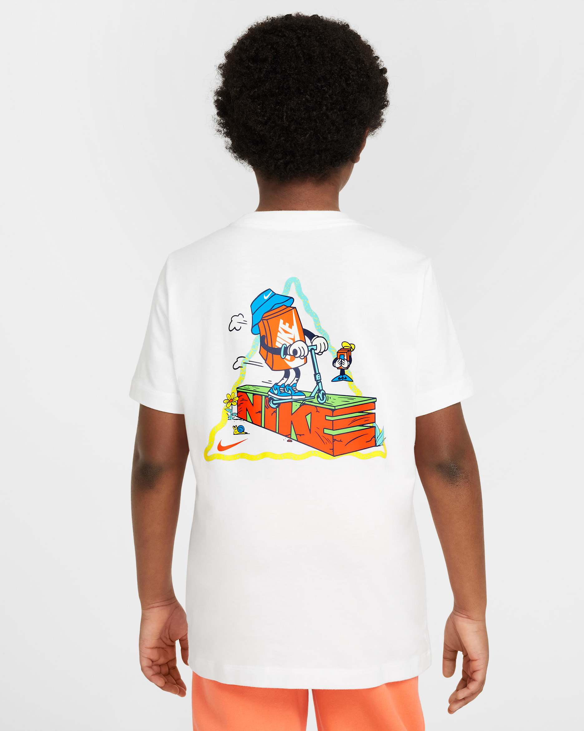 Nike Sportswear Big Kids' T-Shirt - White