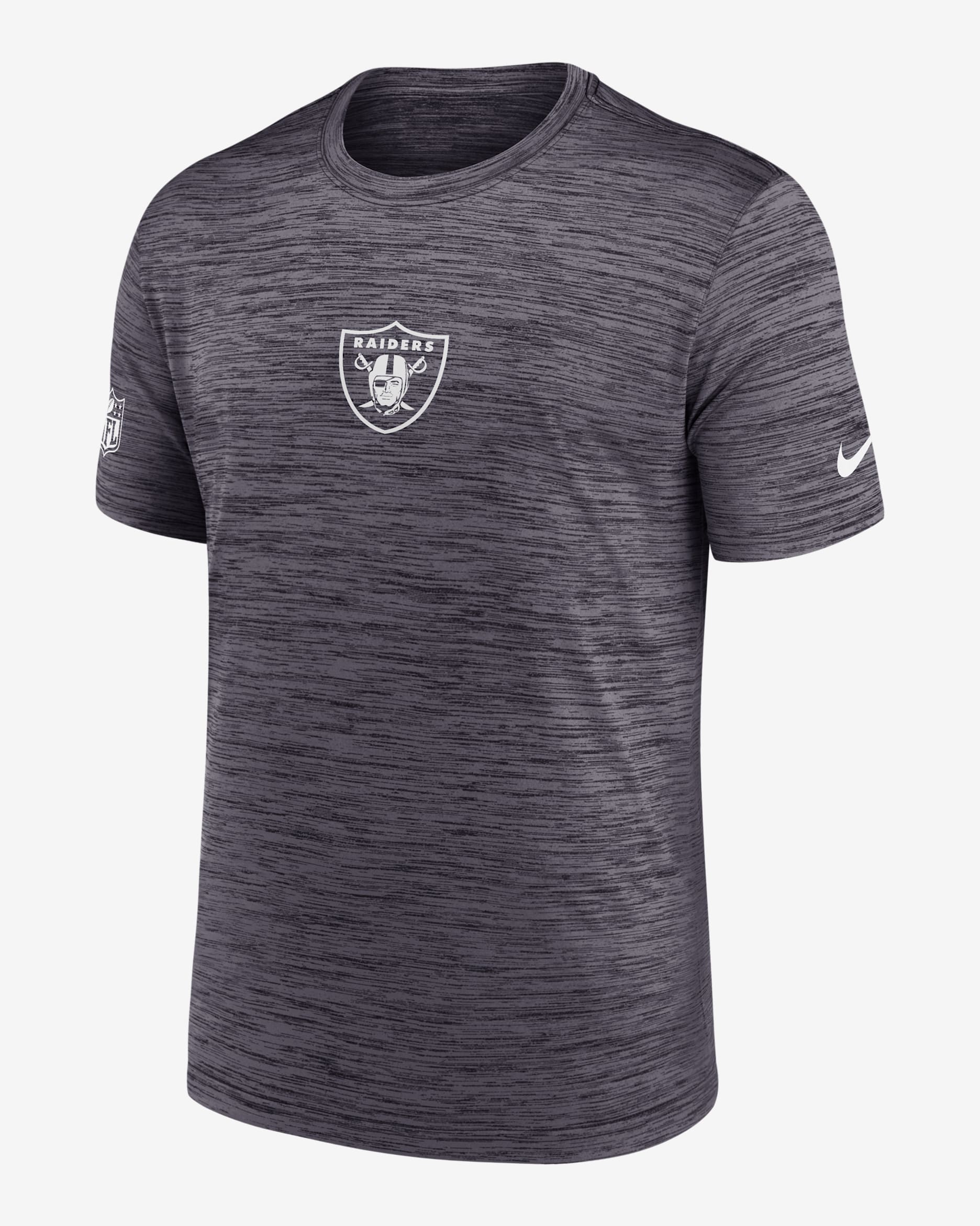 Las Vegas Raiders Sideline Team Issue Velocity Men's Nike Dri-FIT NFL T-Shirt - Black
