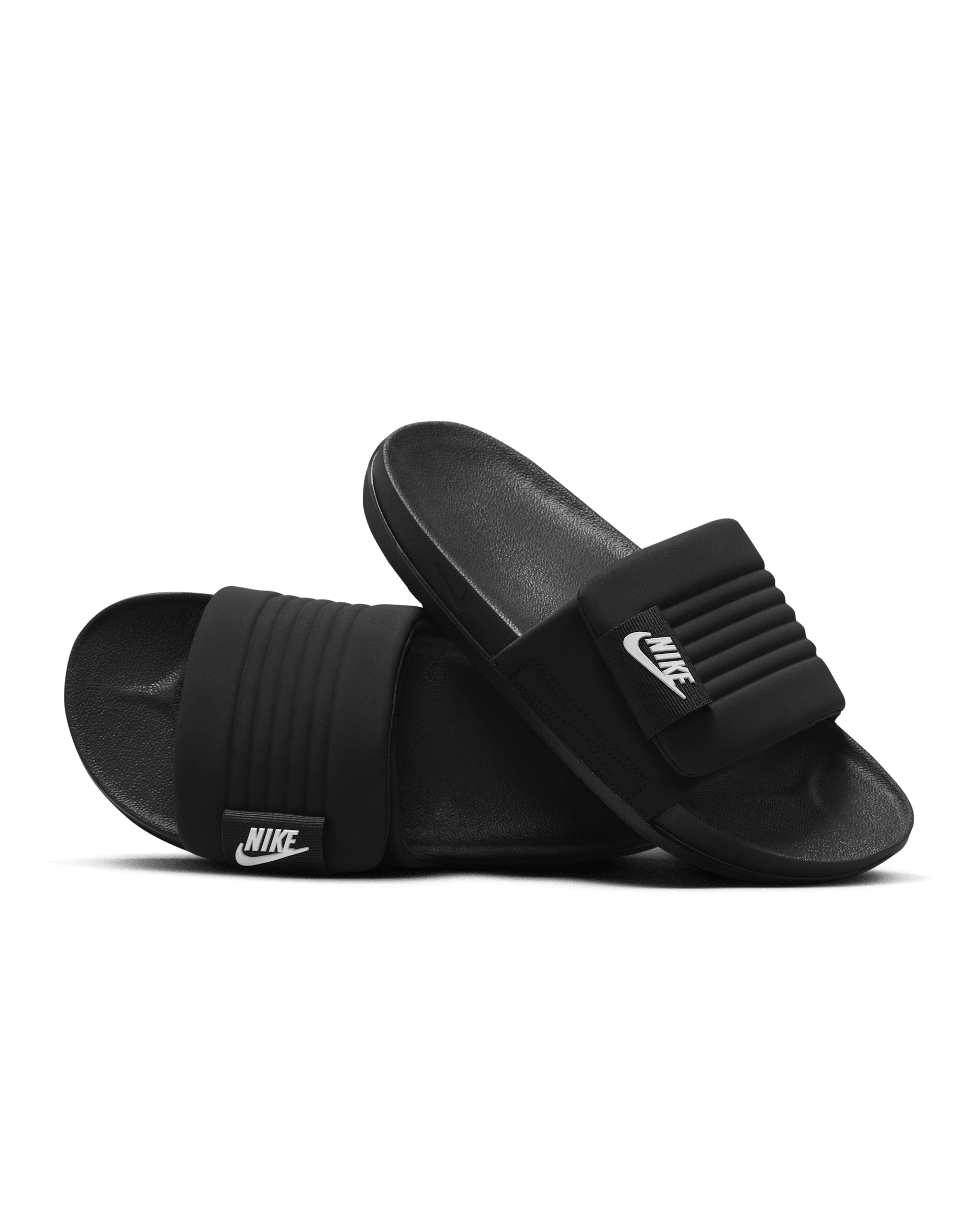 Nike Offcourt Adjust Men's Slides - Black/Black/White