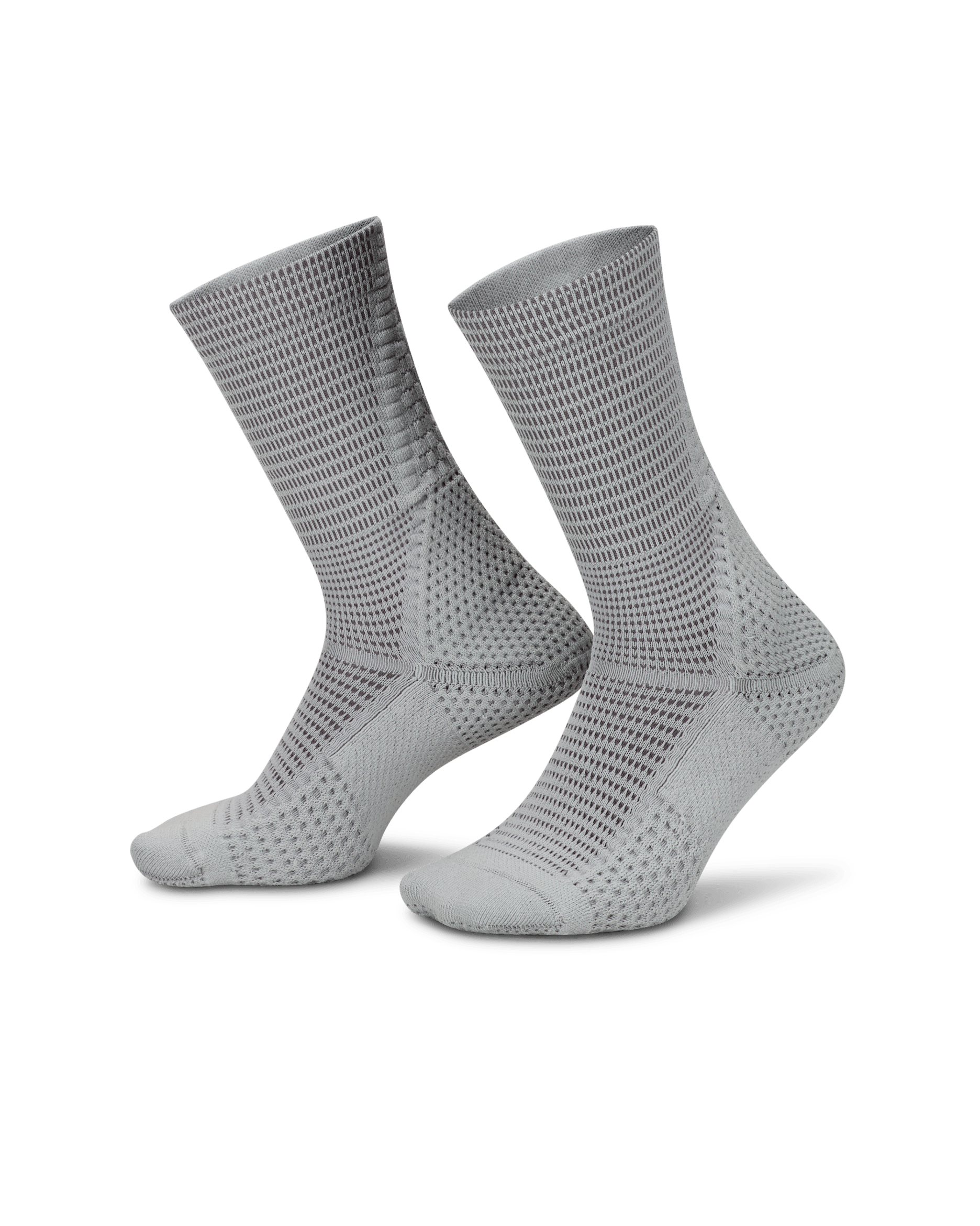 Nike Unicorn Dri-FIT ADV 緩震中筒襪 (1 雙) - Light Smoke Grey/Iron Grey/白色