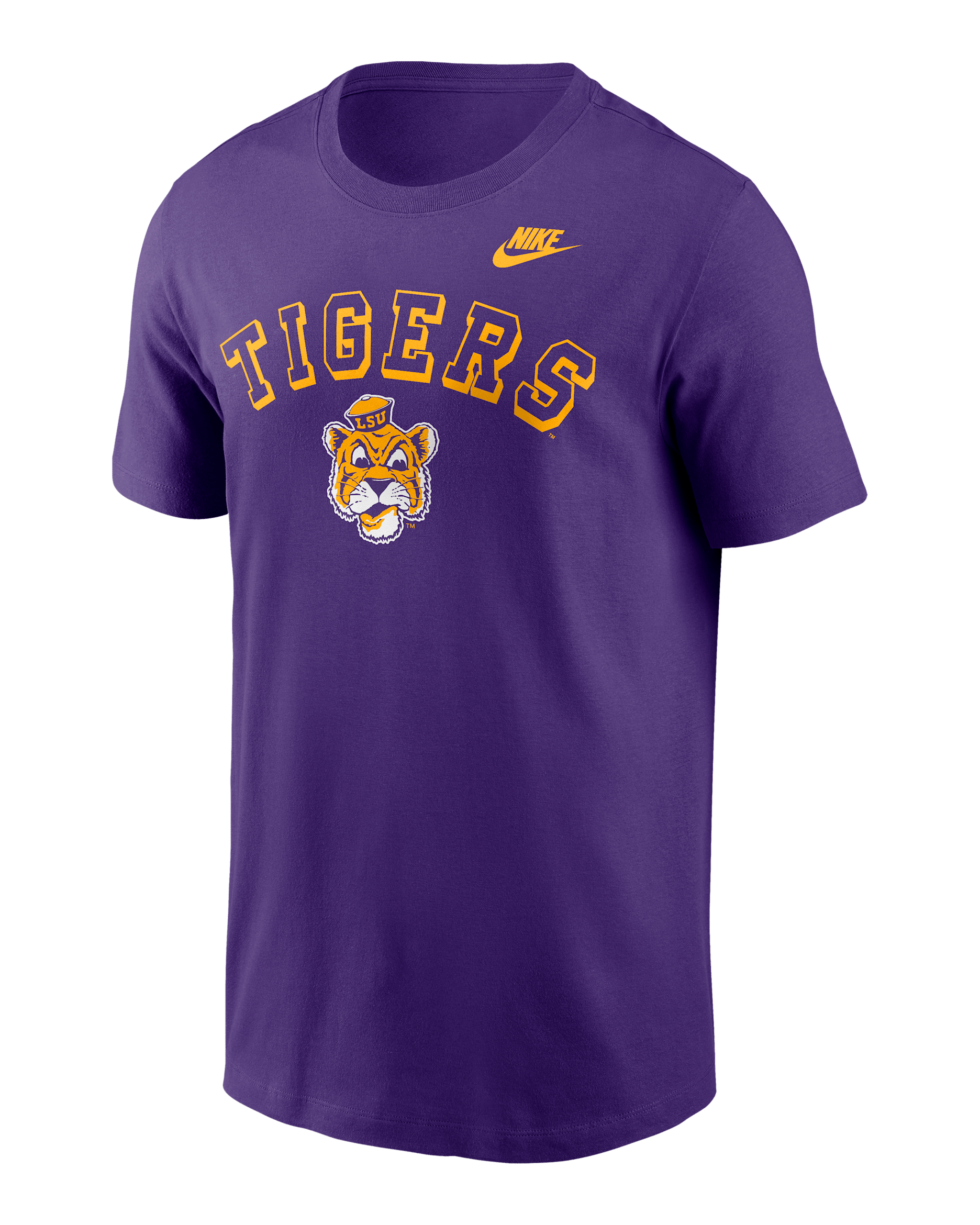 Playera universitaria Nike para hombre LSU Legacy Nickname - Morado