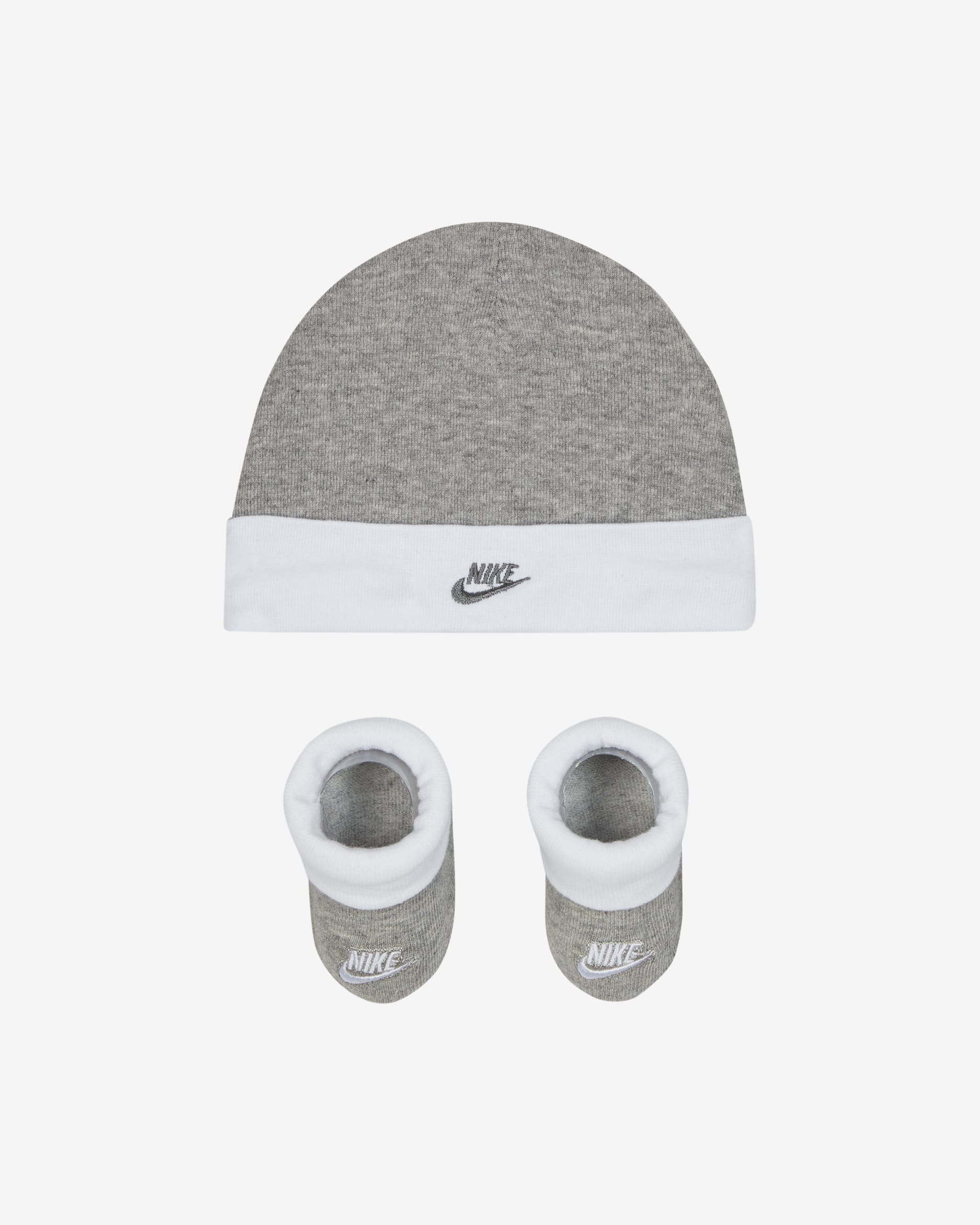 Conjunto de 2 peças Nike para bebé (0-6 meses) - Cinzento Heather escuro