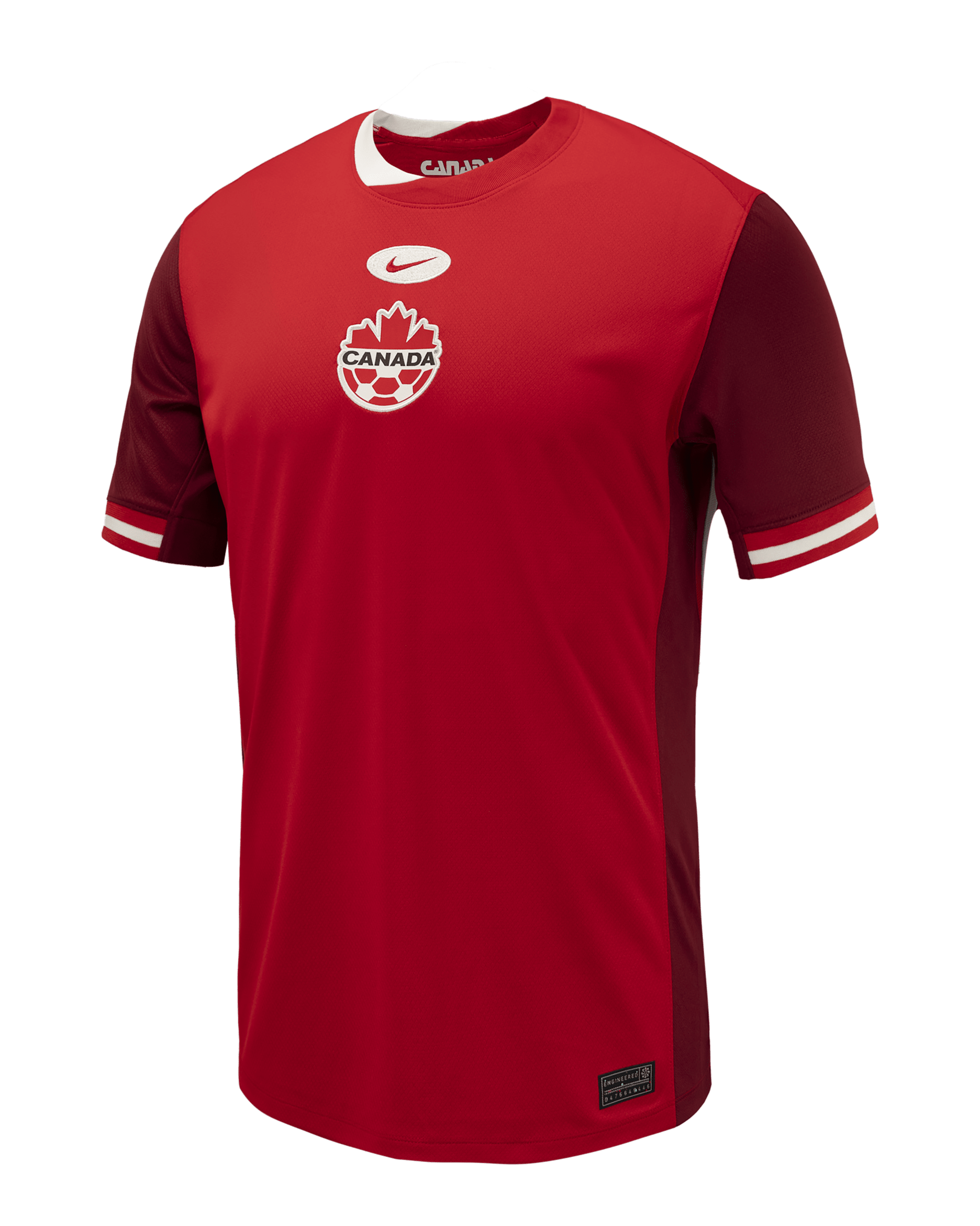 Canada 2024 Stadium Home Men's Nike Dri-FIT Soccer Replica Jersey - Red