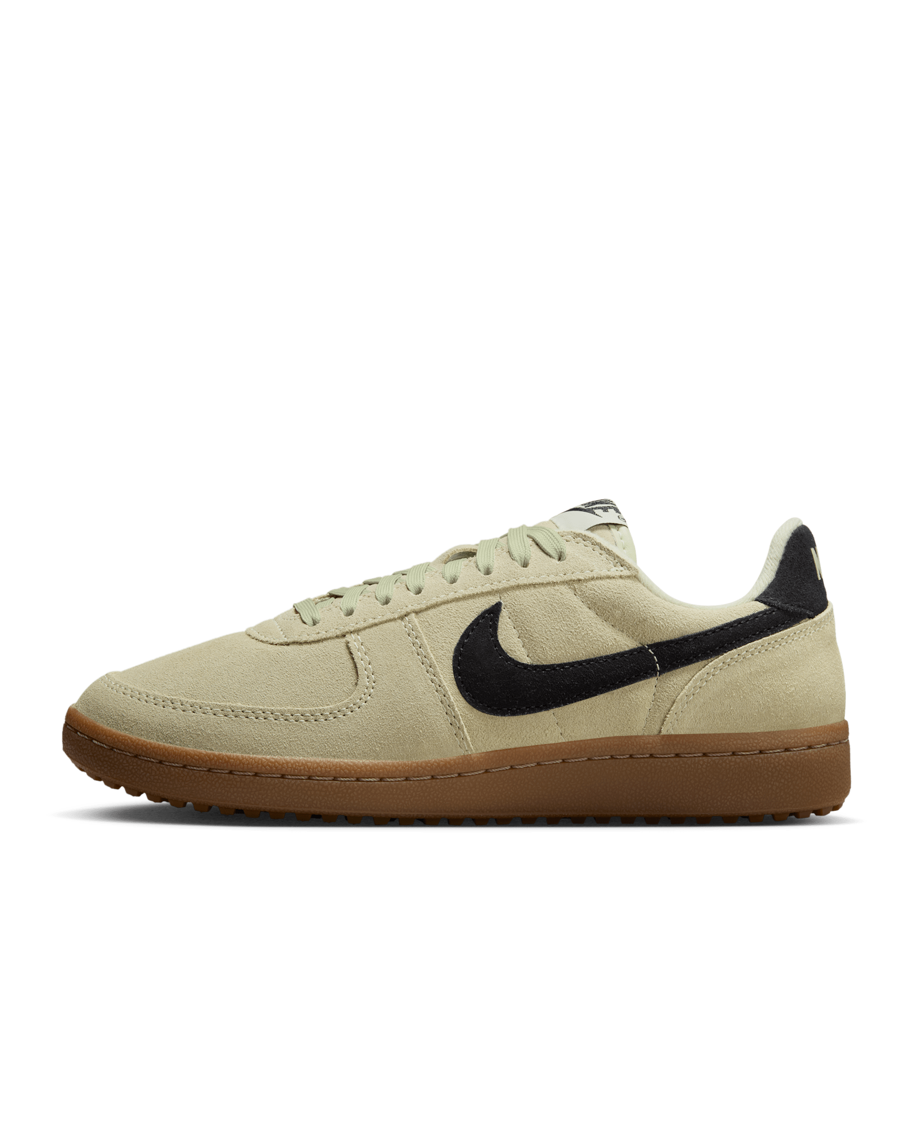 Nike Field General 麂皮女鞋 - Olive Aura/Gum Dark Brown/Sail/黑色