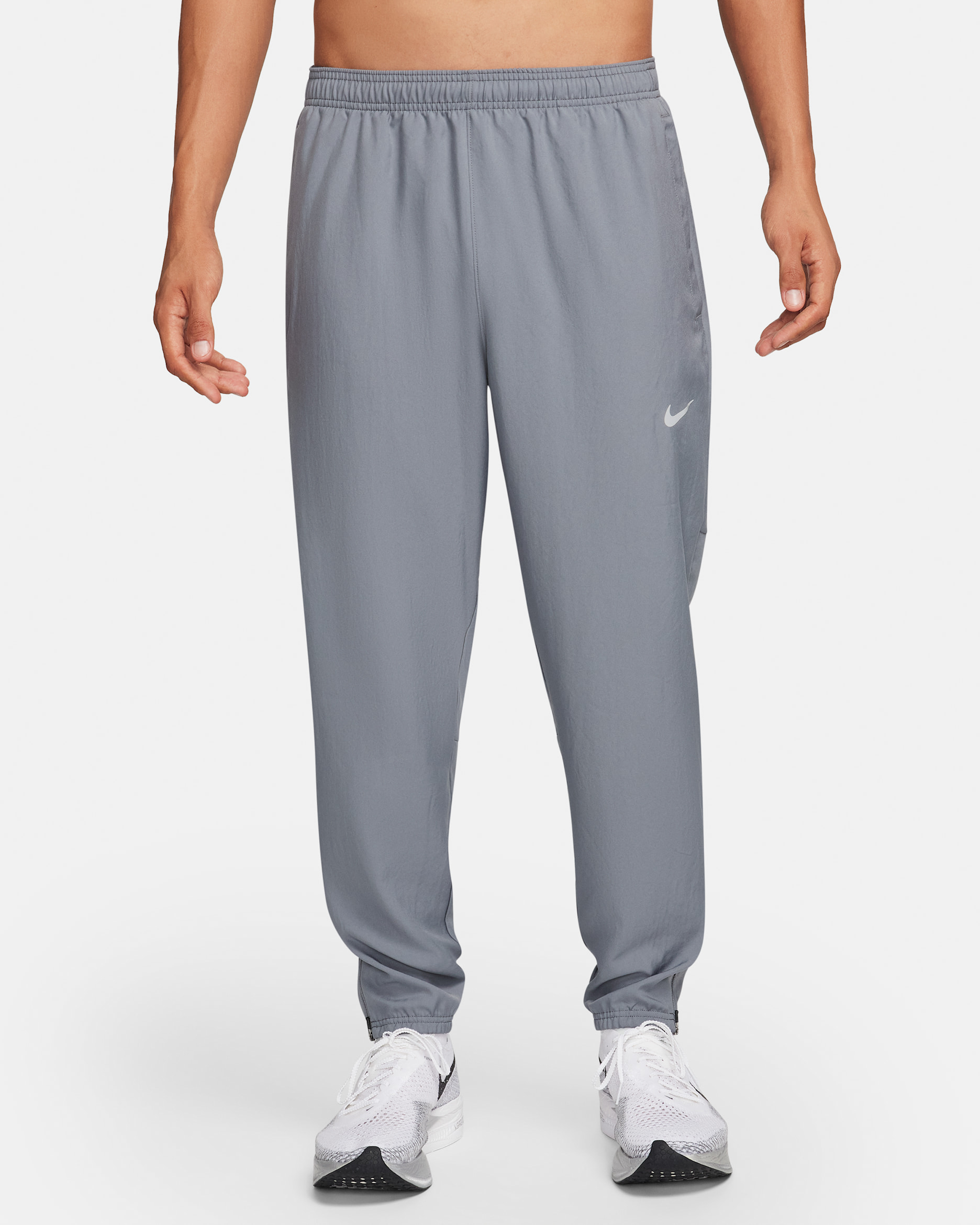 Ανδρικό υφαντό παντελόνι για τρέξιμο Dri-FIT Nike Challenger - Smoke Grey/Μαύρο