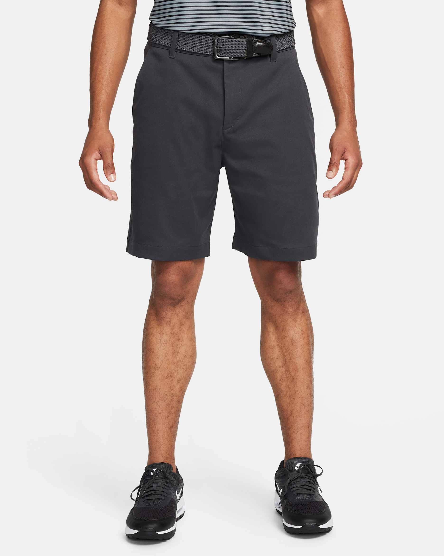Nike Tour Men's 8" Chino Golf Shorts - Dark Smoke Grey/Black