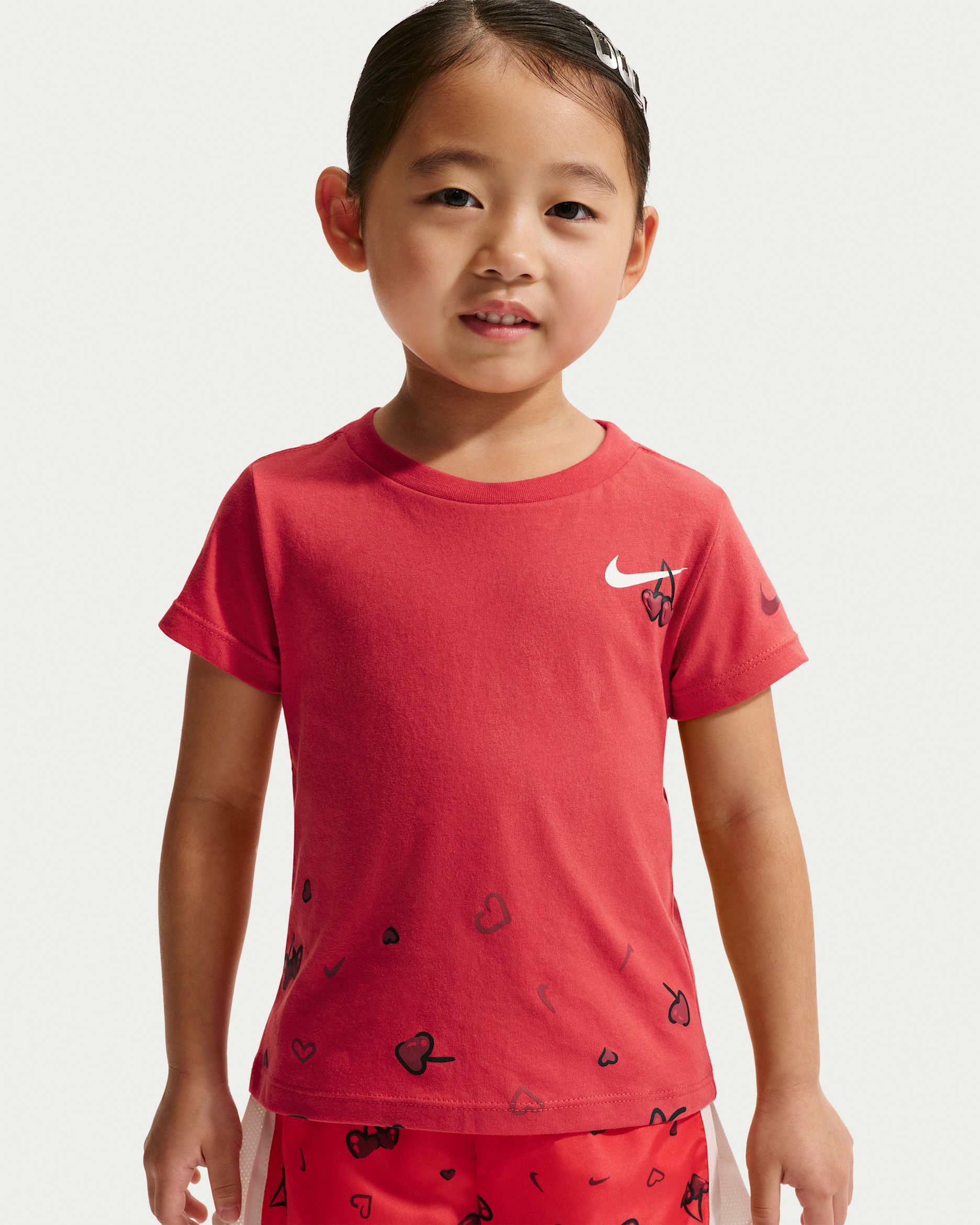 Playera Ringlet infantil Nike Cherry - Rojo universitario