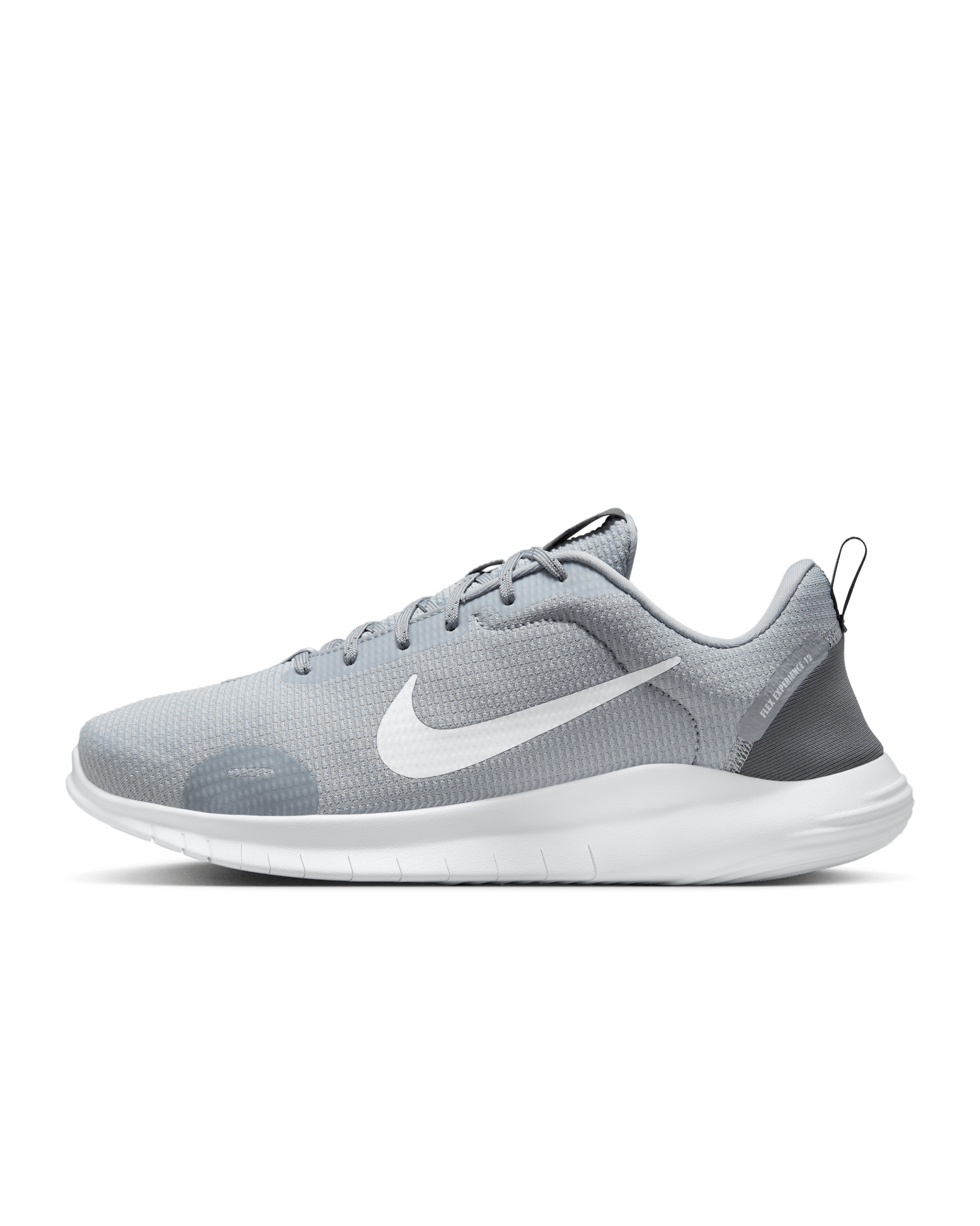 Nike Flex Experience Run 12 Men's Road Running Shoes (Extra Wide) - Wolf Grey/Iron Grey/White