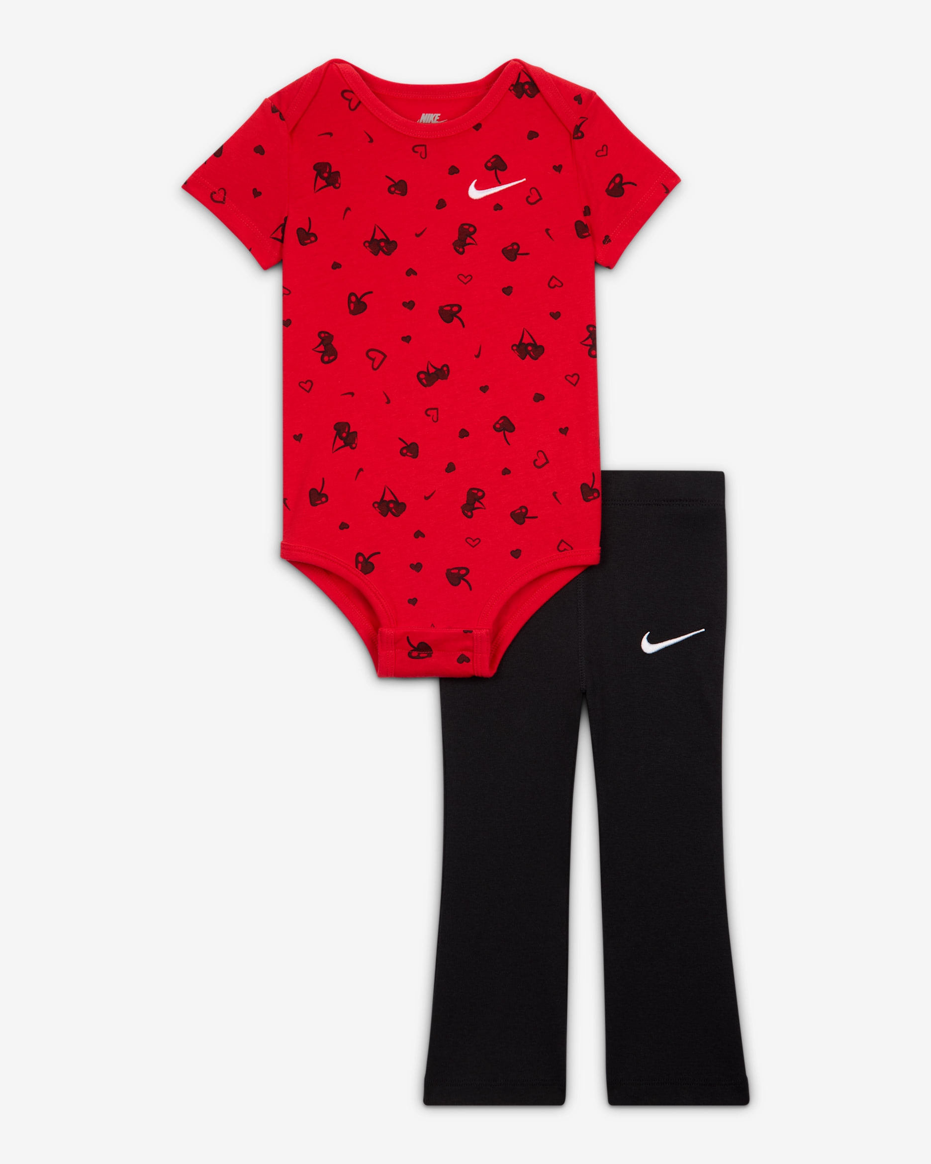 Nike Baby (6-12M) Bodysuit and Leggings Set - Black