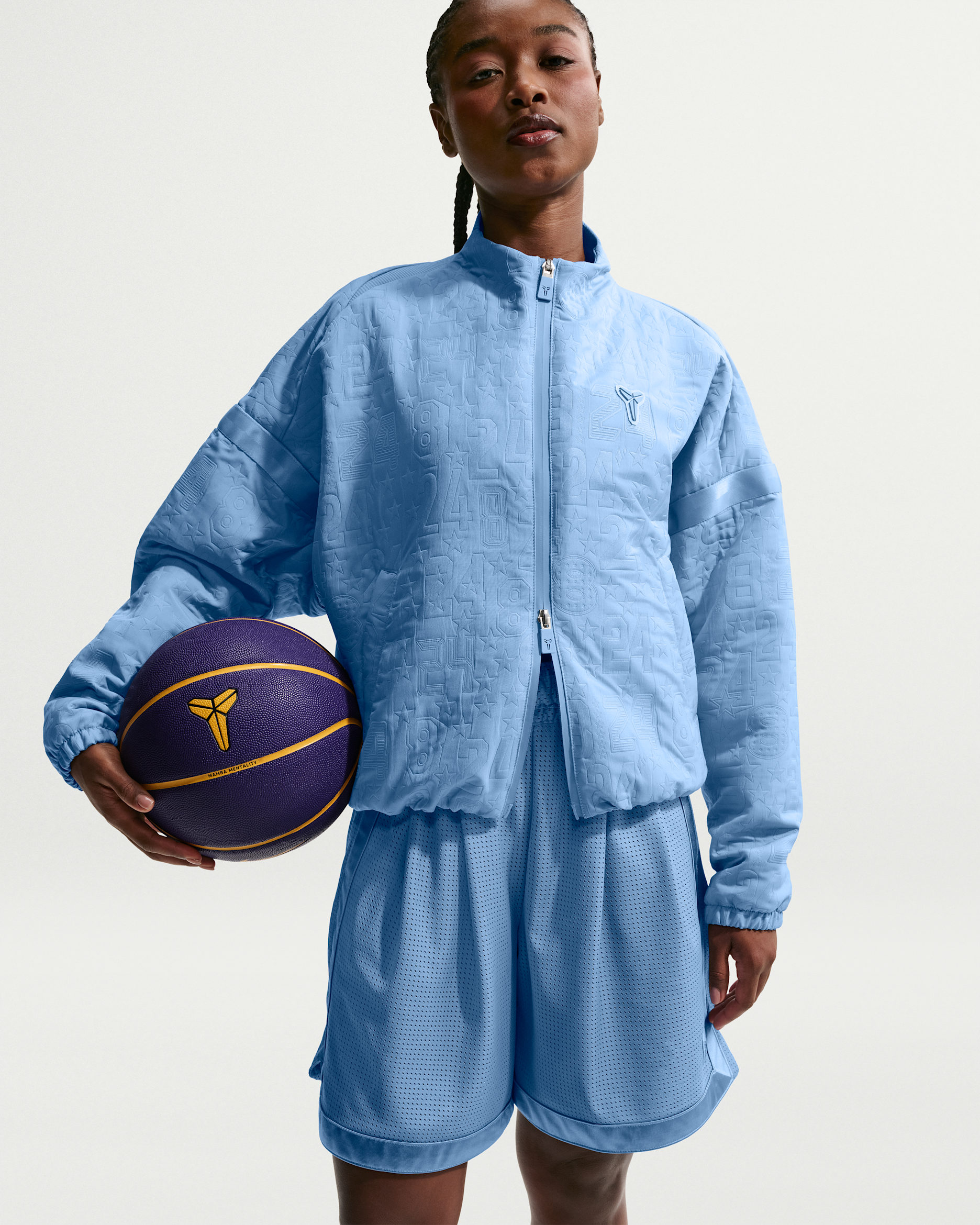 Kobe Women's Nike Basketball Jacket - Work Blue/Work Blue