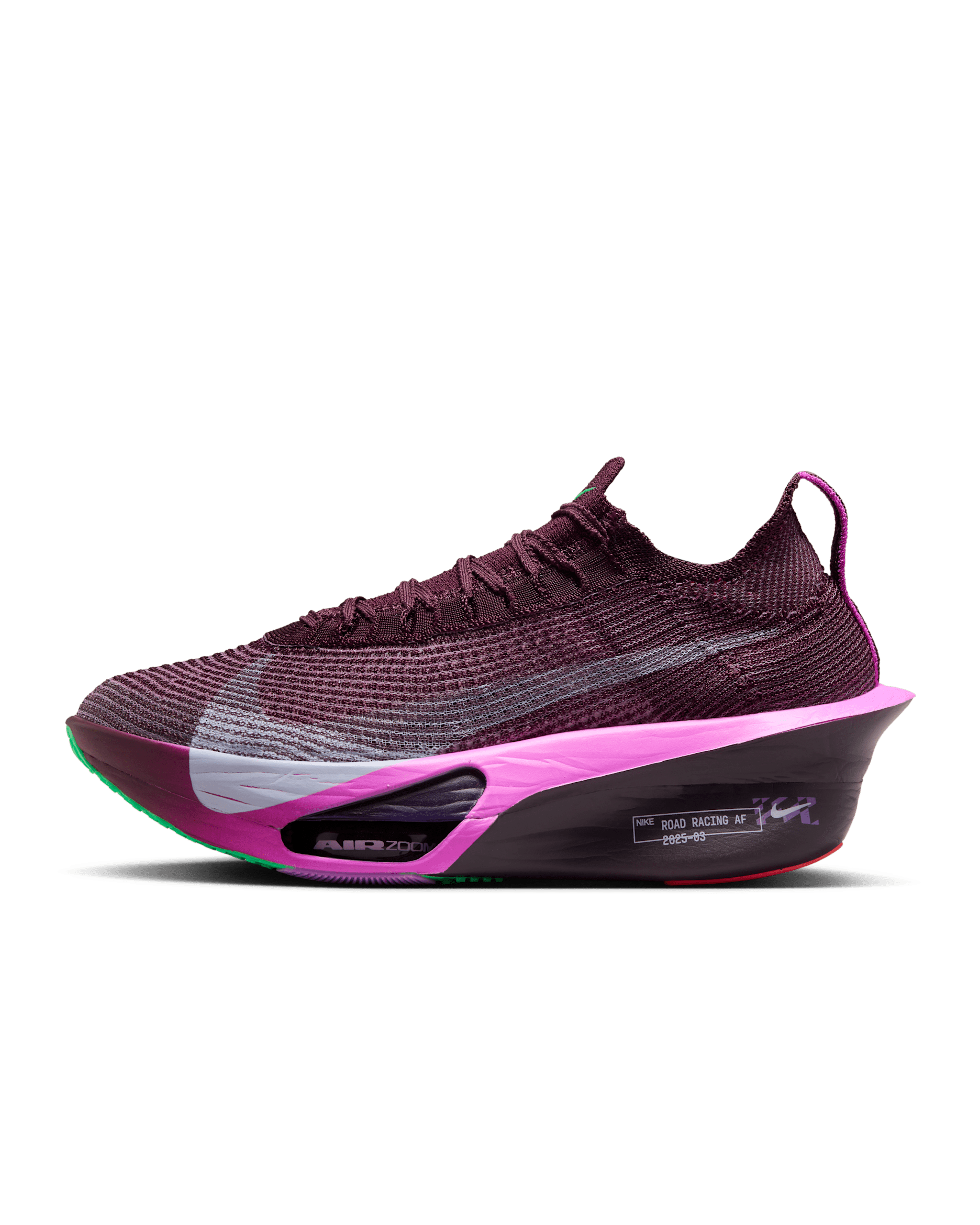 Nike Alphafly 3 'Faith Kipyegon' Women's Road Racing Shoes - Burgundy Crush/Fuchsia Dream/Cave Purple/Oxygen Purple
