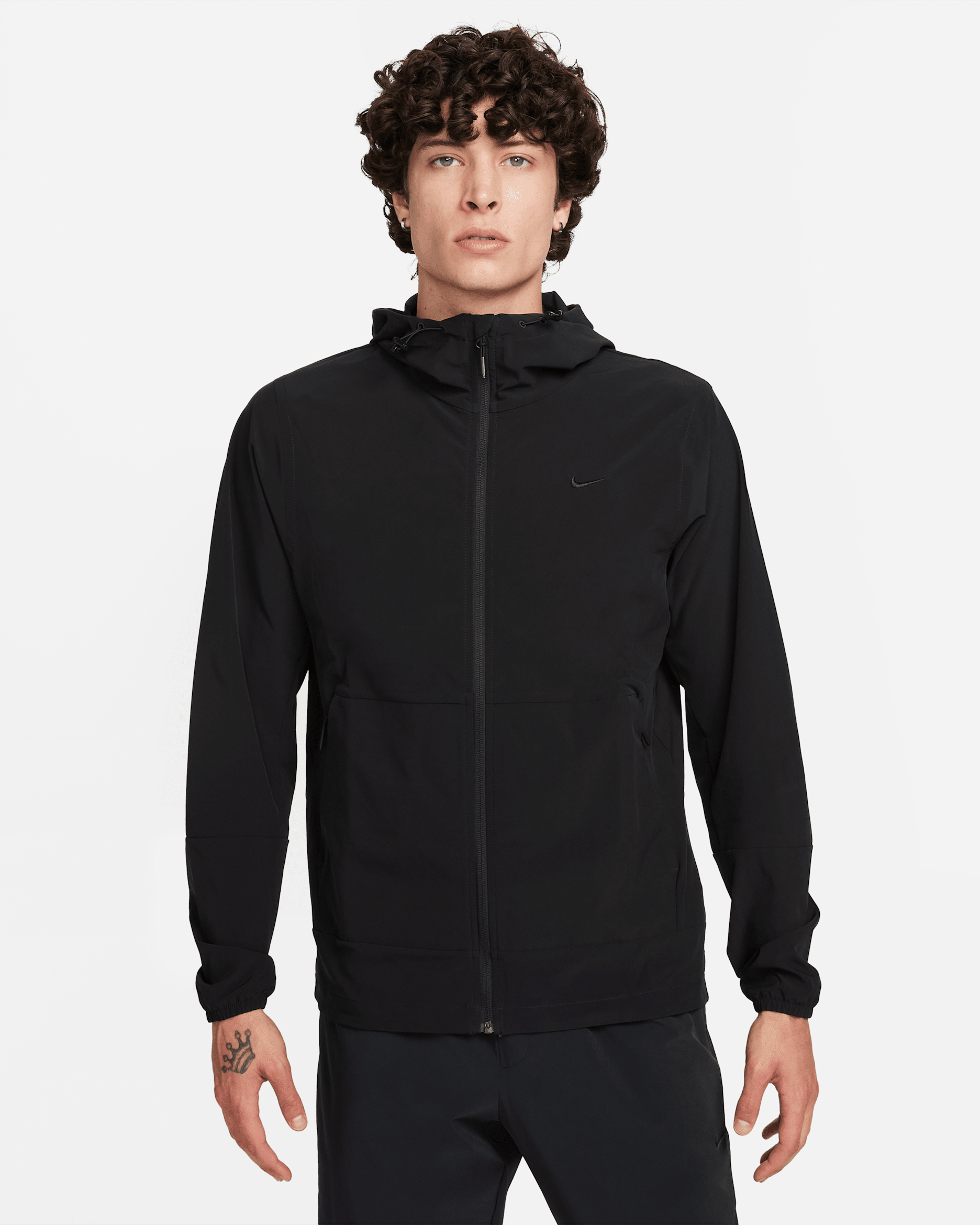 Nike Unlimited Men's Repel Hooded Versatile Jacket - Black/Black/Black