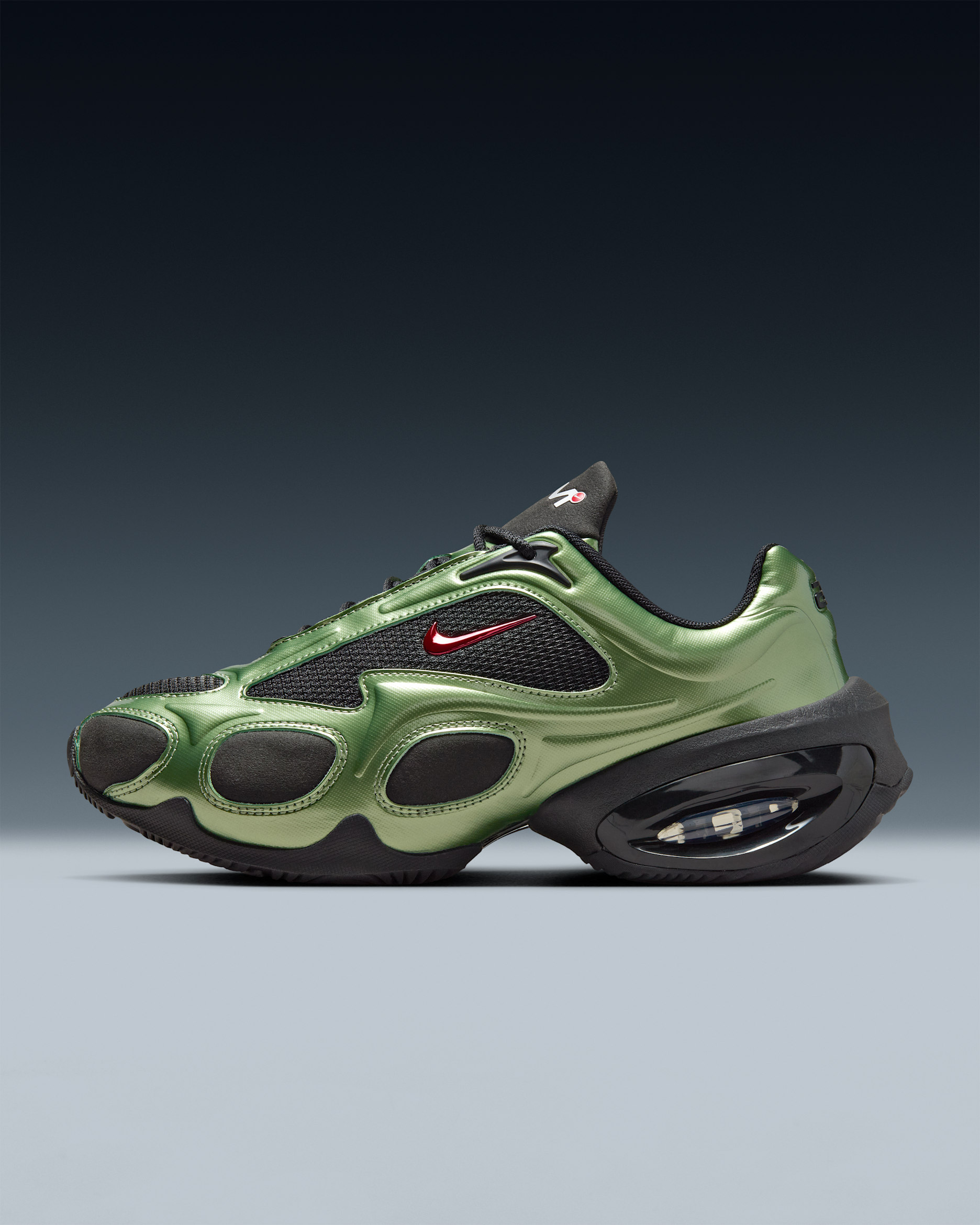 Nike Air Max Muse Women's Shoes - Black/Oil Green/Metallic Silver/University Red