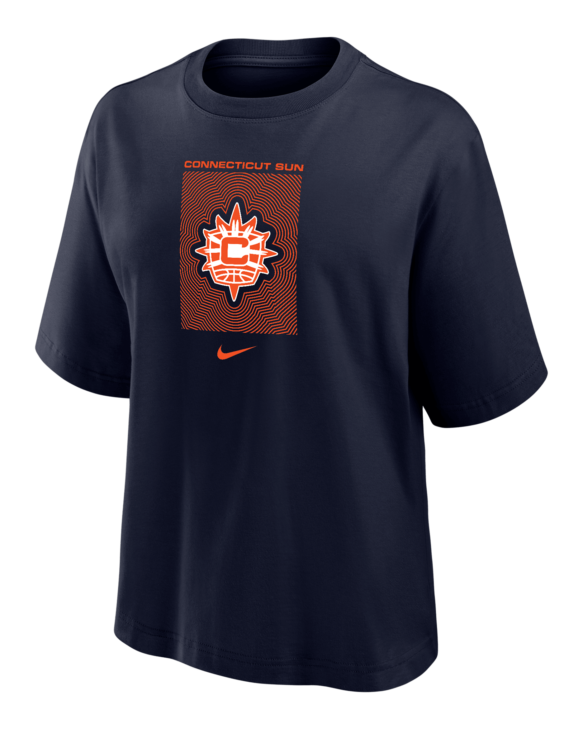 Connecticut Sun Women's Nike WNBA Boxy T-Shirt - Navy