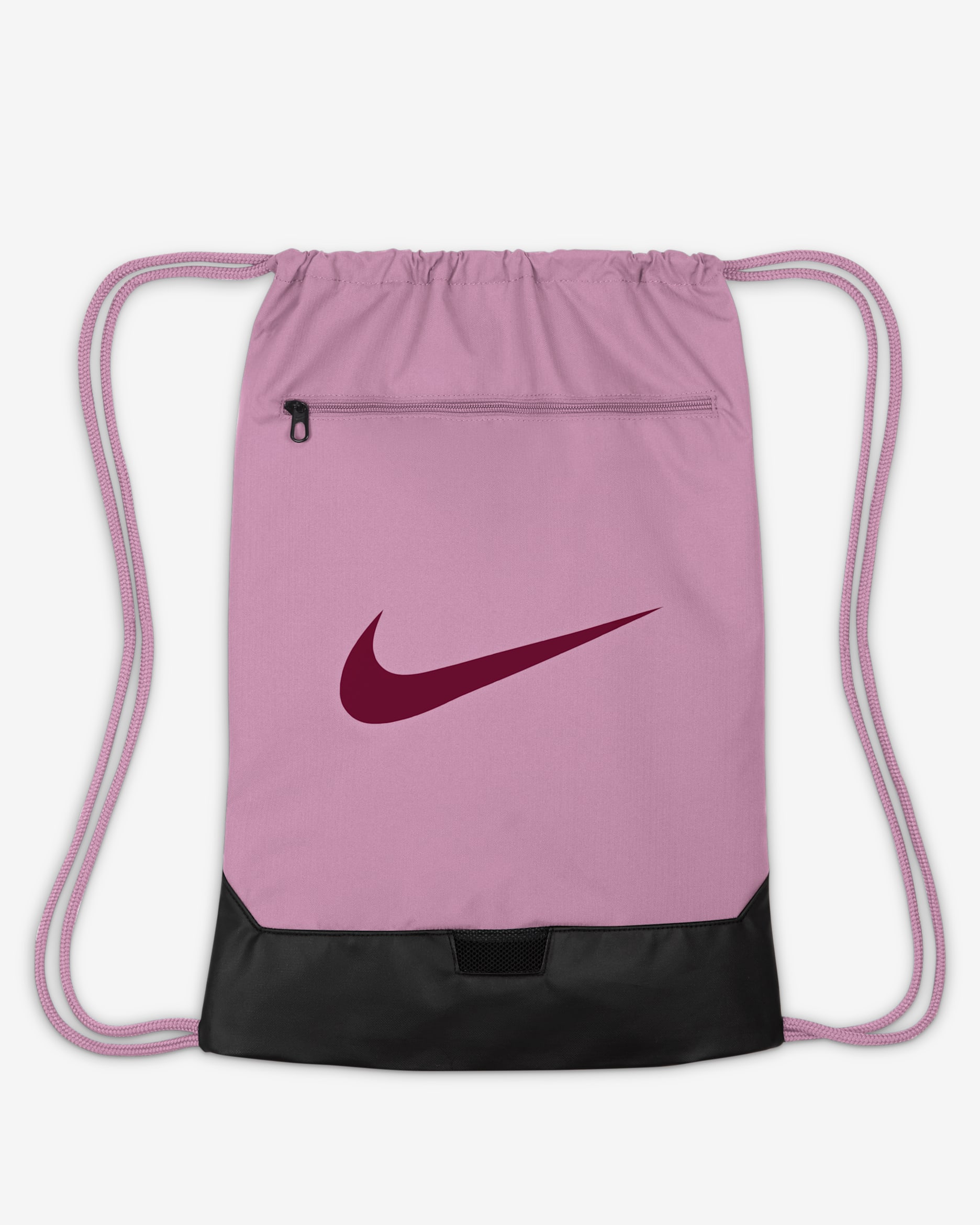 Nike Brasilia 9.5 Training Gymsack (18L) - Orchid/Black/Dark Beetroot