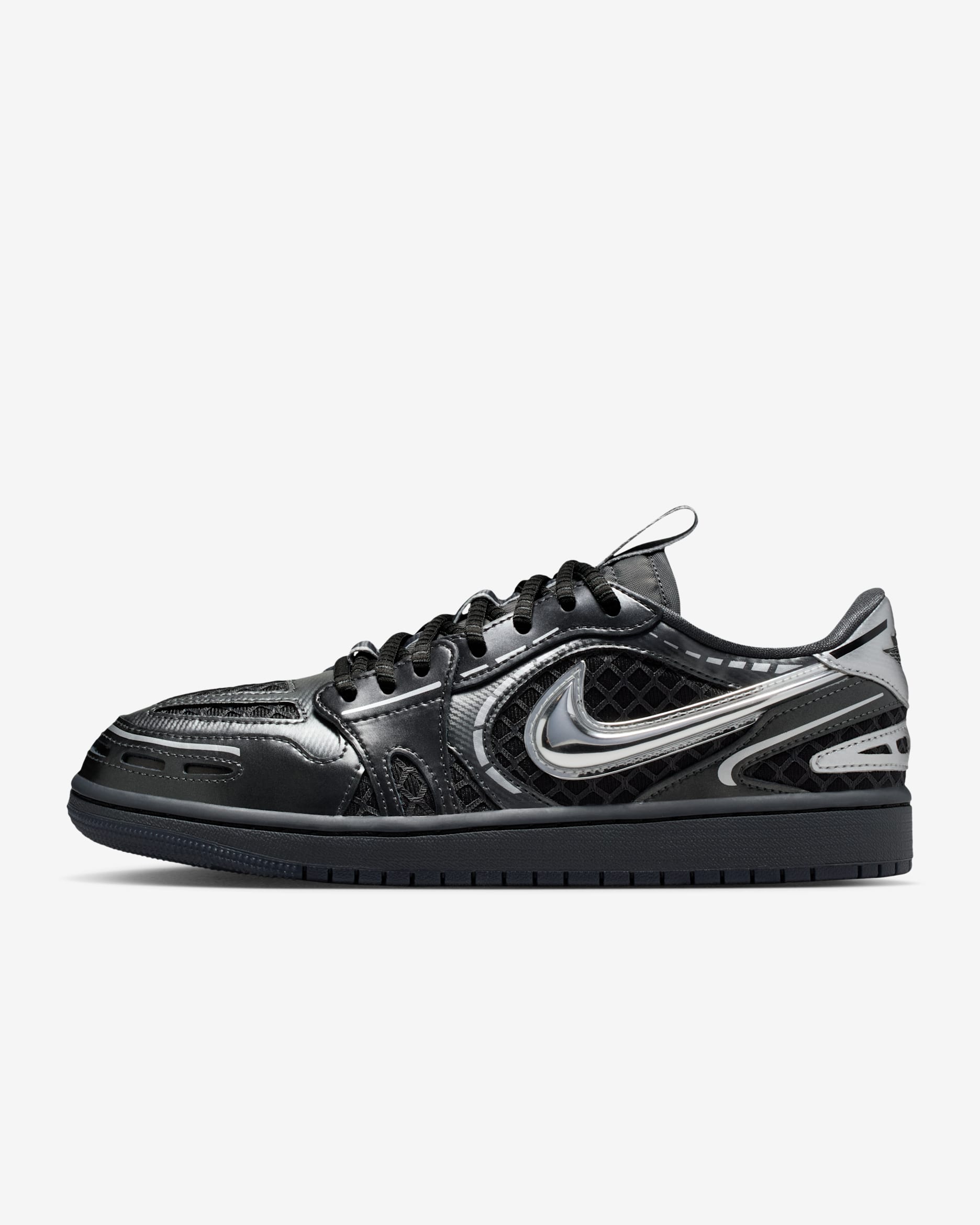 Tenis para mujer Air Jordan 1 Low Method of Make - Negro/Blanco/Antracita/Plata metalizado