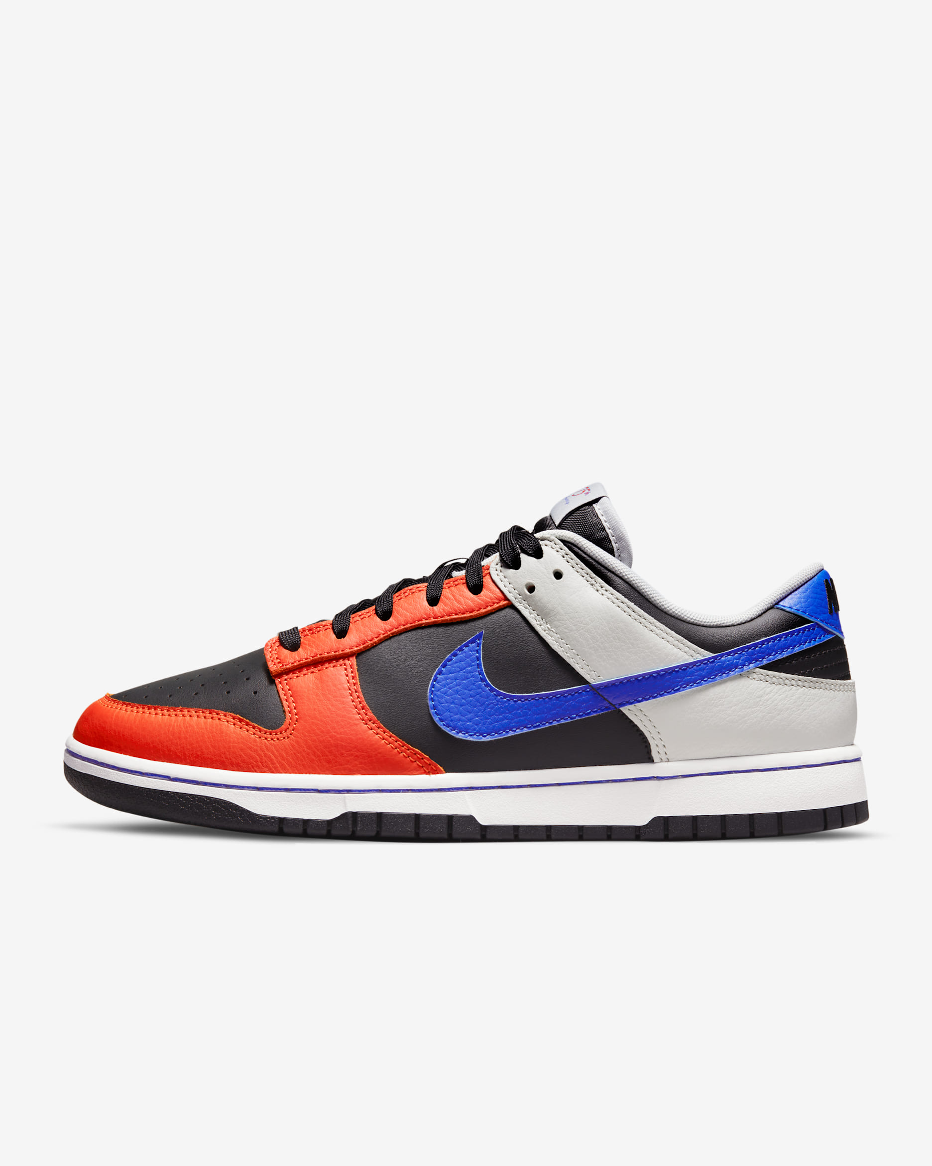Nike Dunk Low Retro Men's Shoes - Black/Grey Fog/Orange/Racer Blue