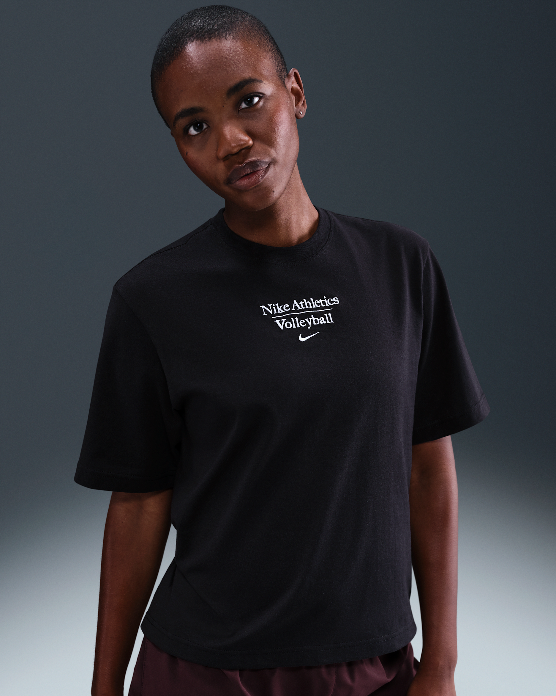 Nike Volleyball Women's Boxy T-Shirt - Black