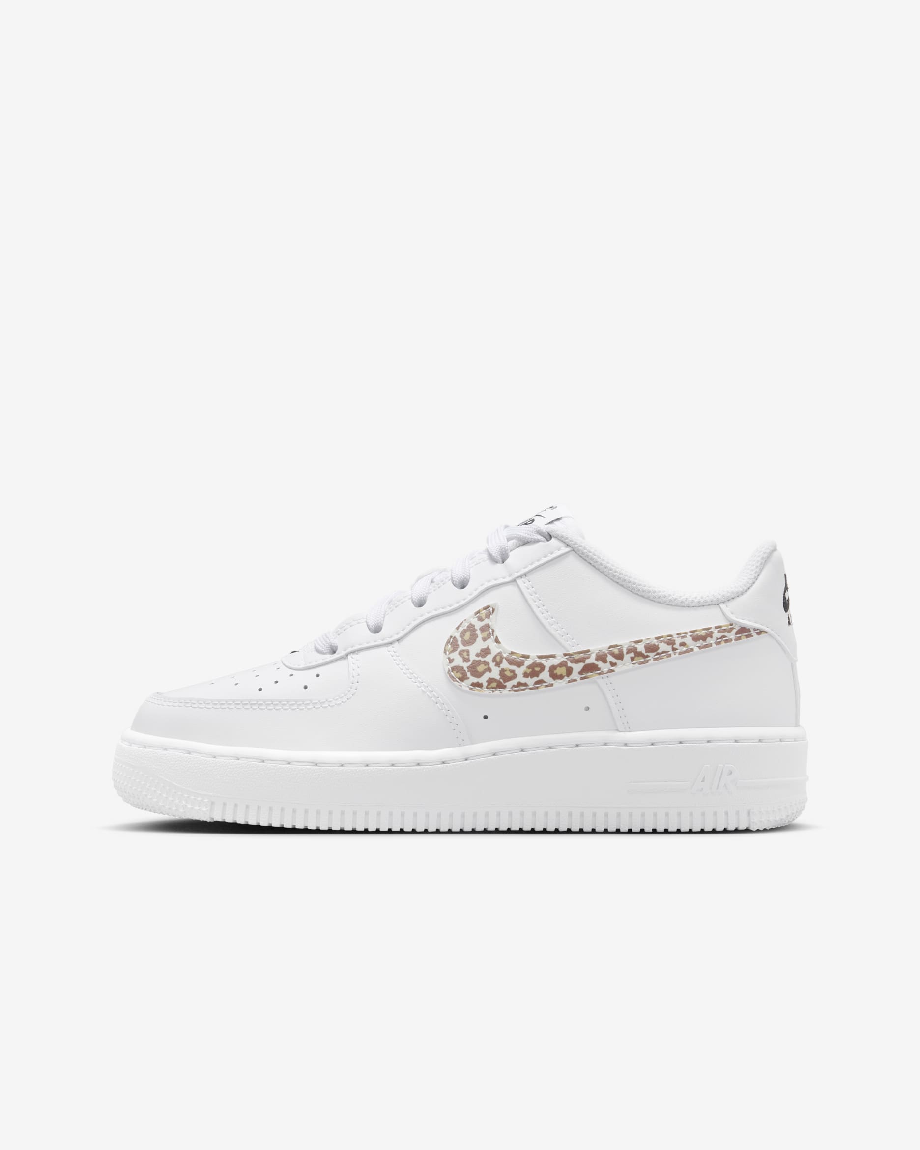Chaussure Air Force 1 Low pour ado - Blanc/Noir