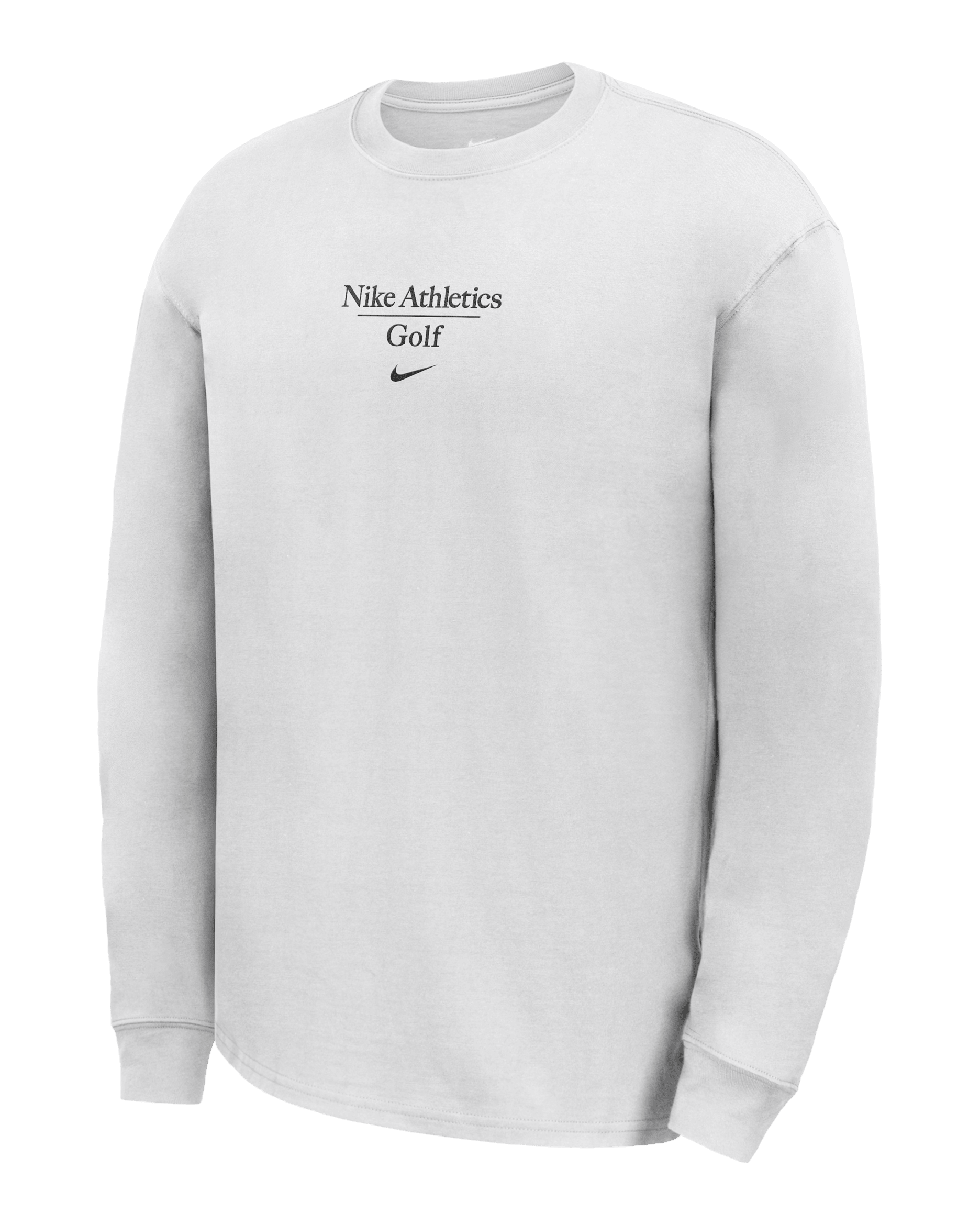 Nike Max90 Men's Golf Long-Sleeve T-Shirt - White