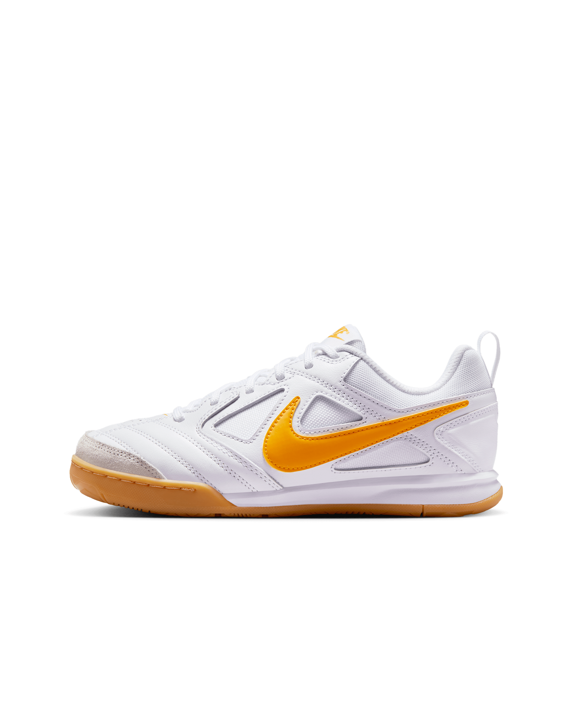 Nike Gato Big Kids' Shoes - White/Gum Yellow/University Gold