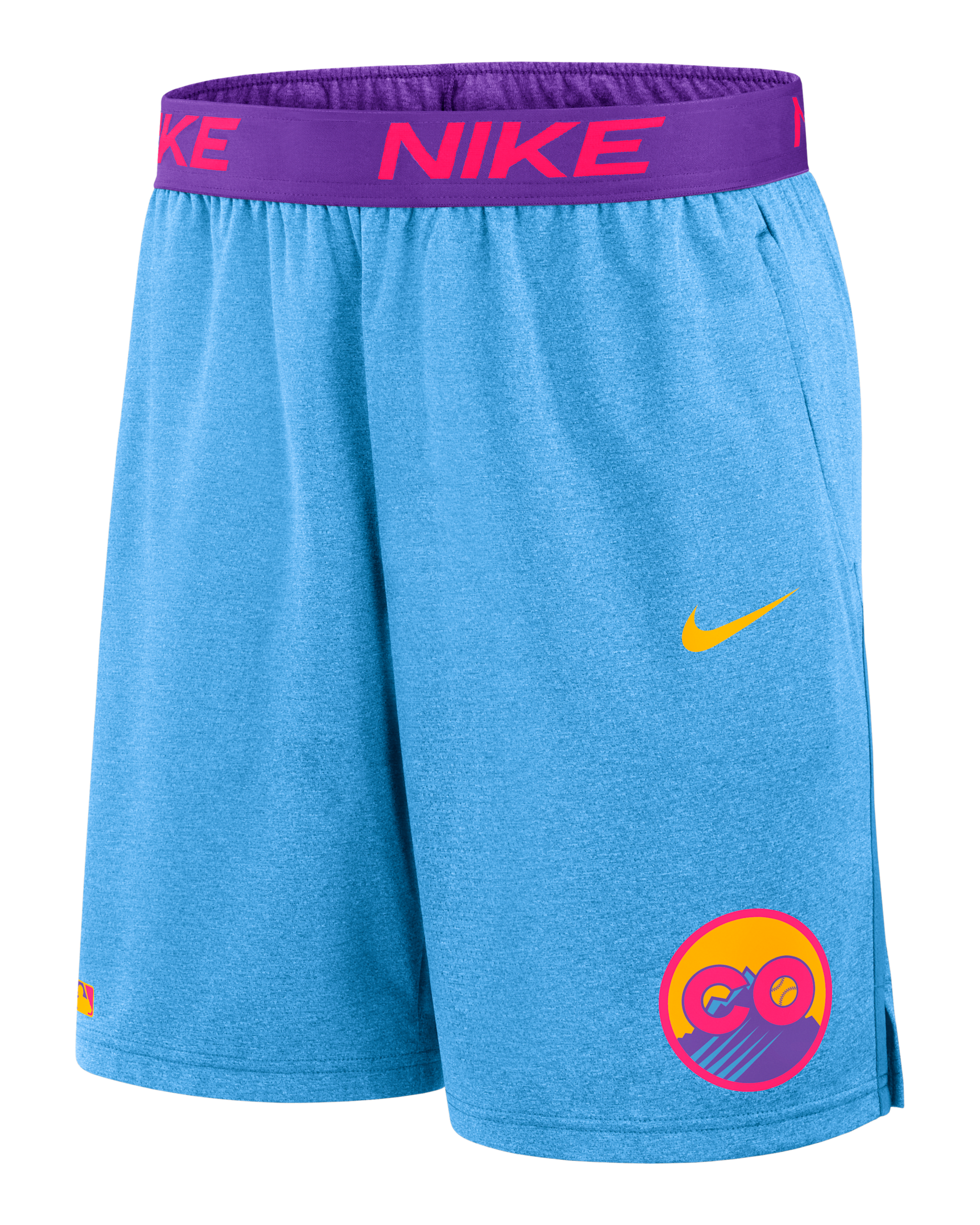 Colorado Rockies Authentic Collection City Connect Men's Nike Dri-FIT MLB Shorts - Grey