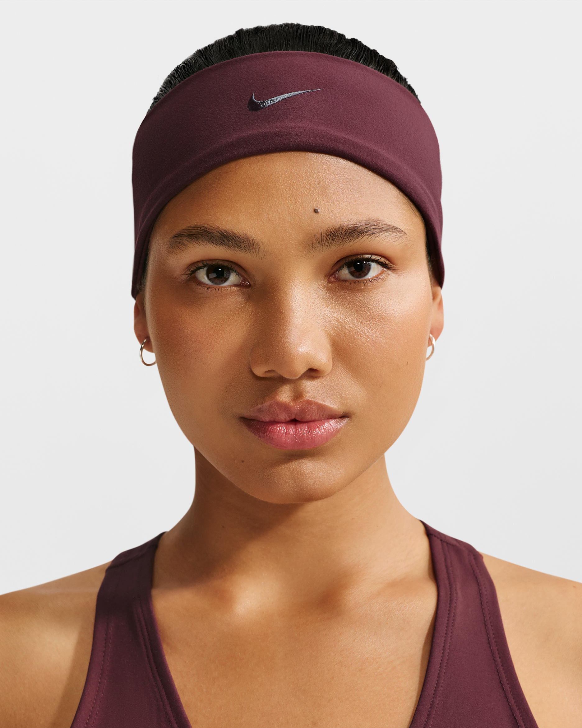 Nike Fury Elevate Dri-FIT Headband - Burgundy Crush/Burgundy Crush