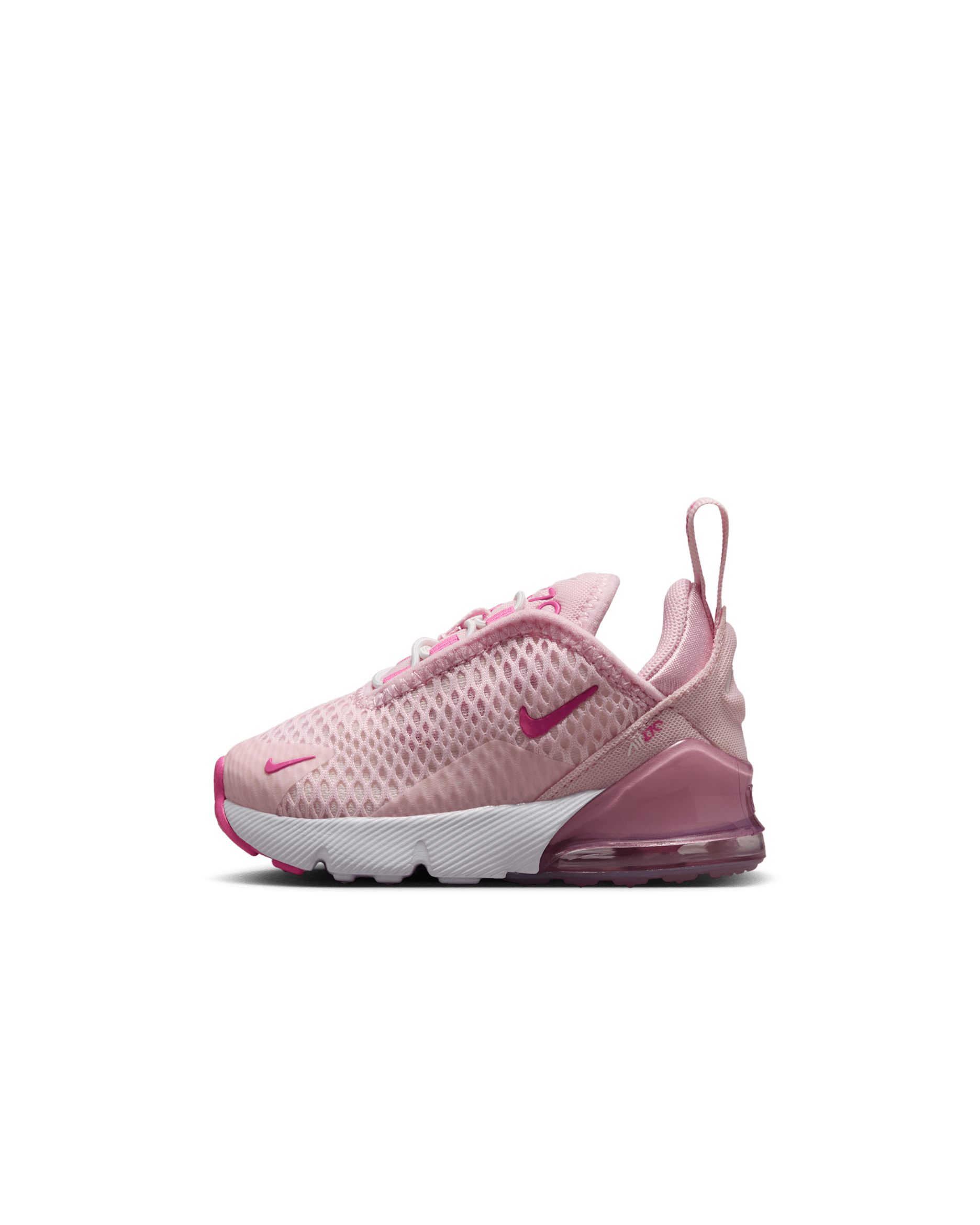 Nike Air Max 270 Baby/Toddler Shoes - Pink Foam/Summit White/Platinum Violet/Playful Pink