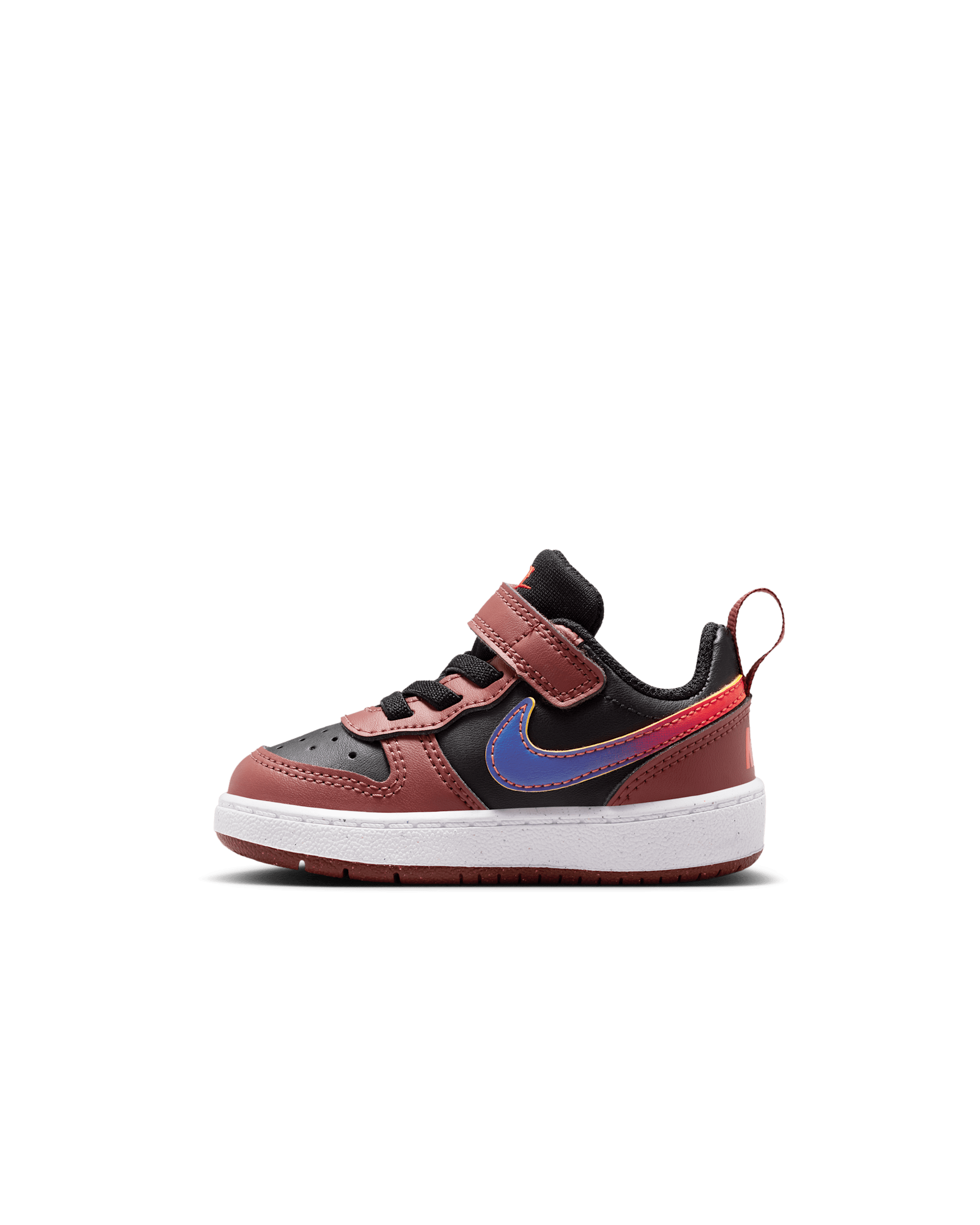 Nike Court Borough Low Recraft Baby/Toddler (Boys') Shoes - Black/Red Sepia/Team Orange/Deep Night
