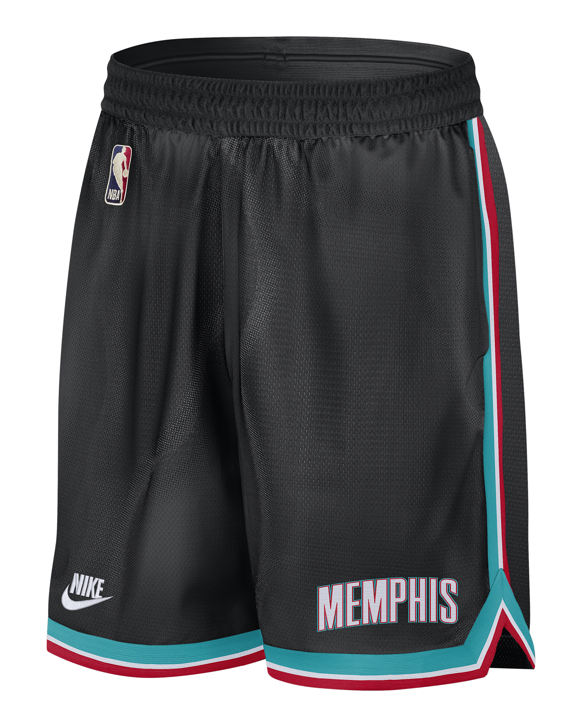 Shorts Nike Dri-FIT de la NBA de 20 cm para hombre Memphis Grizzlies DNA 2025/26 Hardwood Classics - Negro