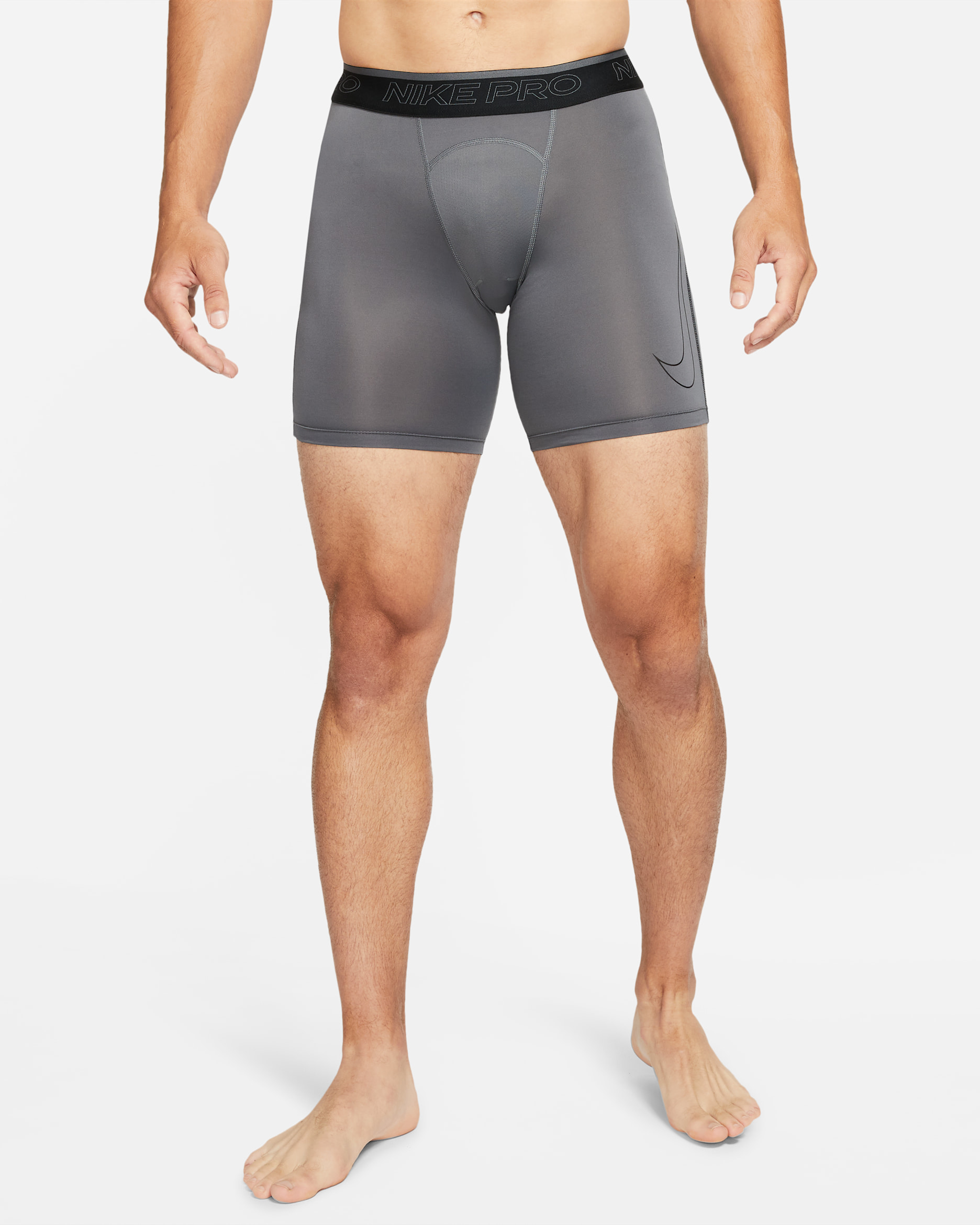 Shorts para hombre Nike Pro Dri-FIT - Gris hierro/Negro/Negro